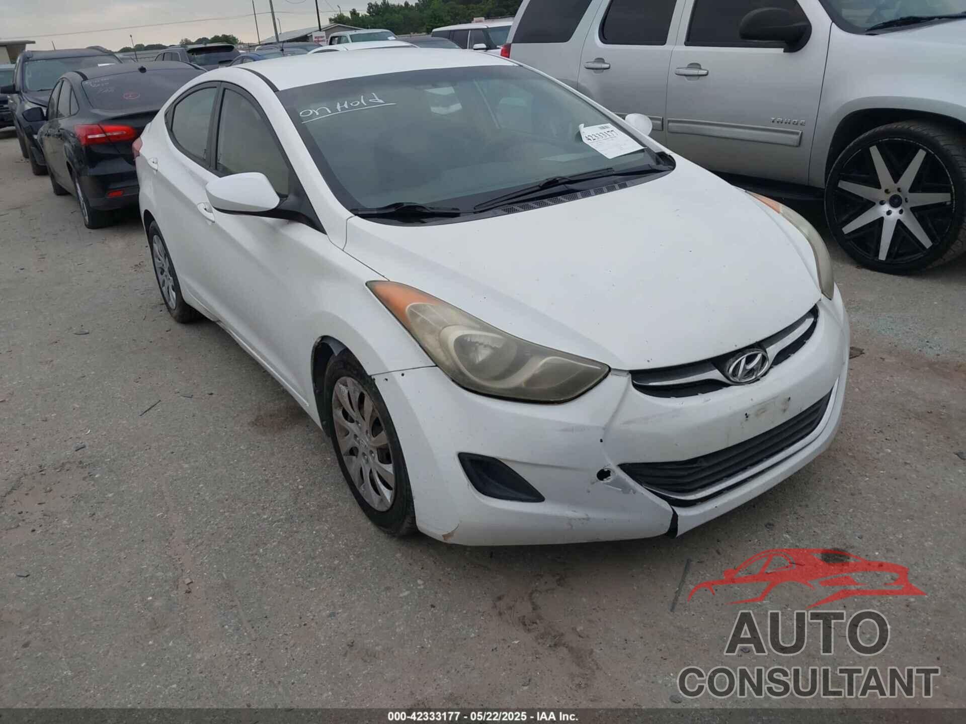 HYUNDAI ELANTRA 2013 - 5NPDH4AE5DH216799