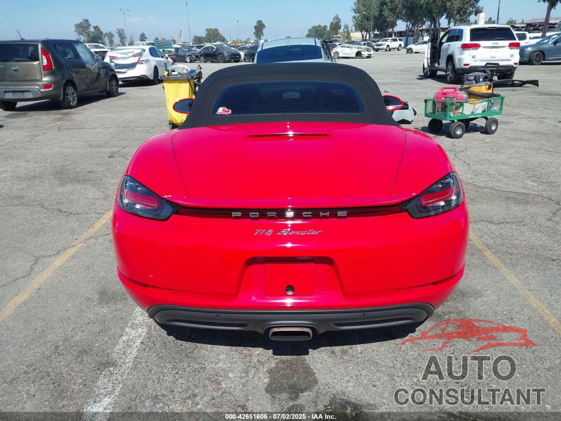PORSCHE 718 BOXSTER 2021 - WP0CA2A8XMS210688