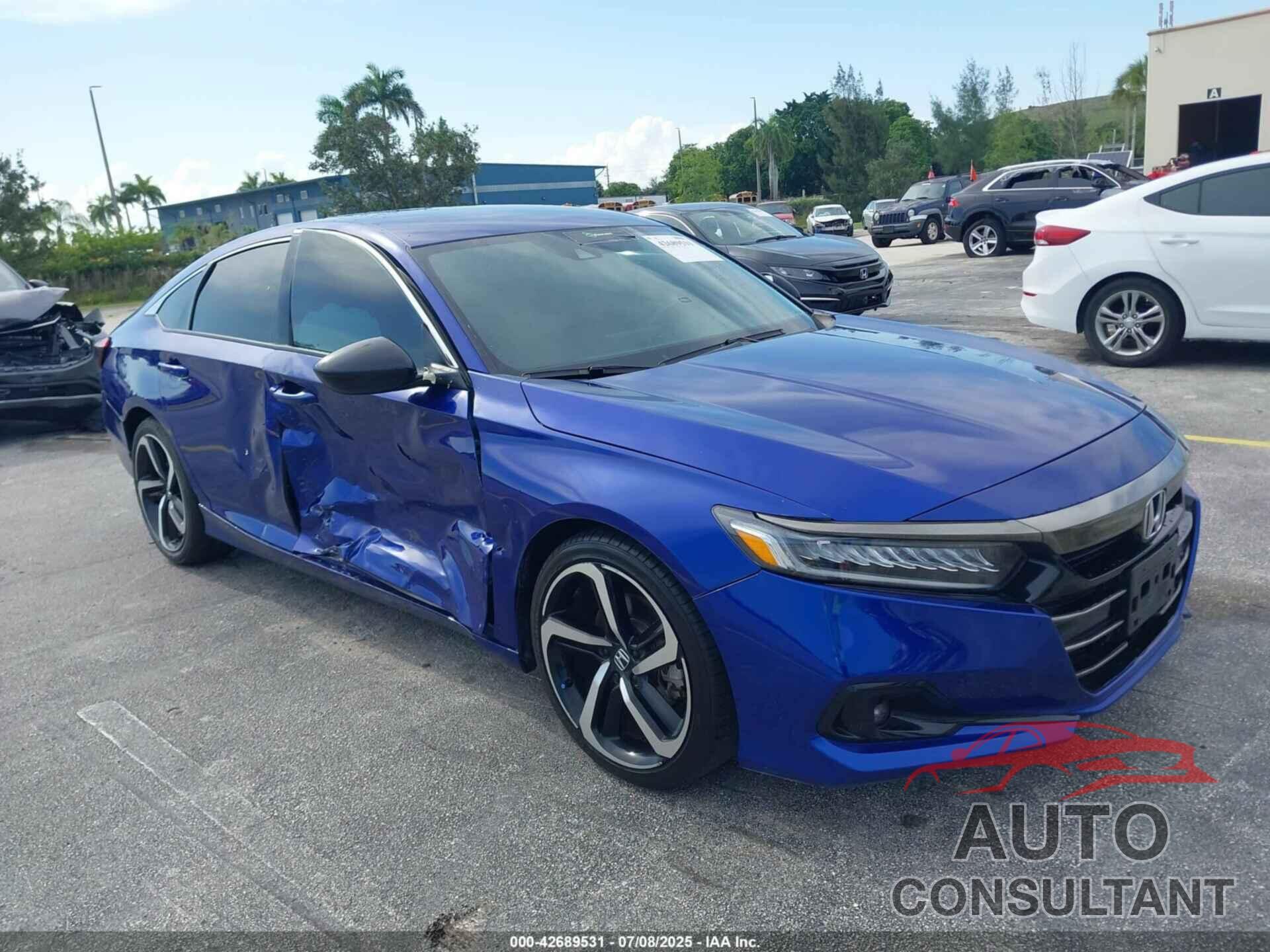 HONDA ACCORD 2022 - 1HGCV1F33NA121632