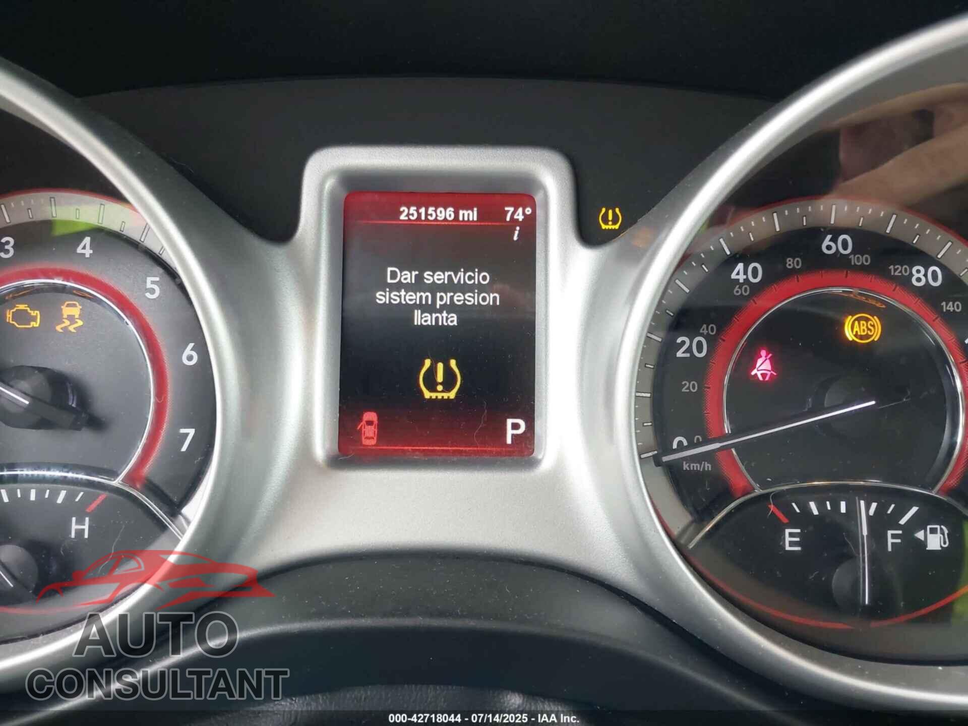 DODGE JOURNEY 2012 - 3C4PDCBG6CT355535