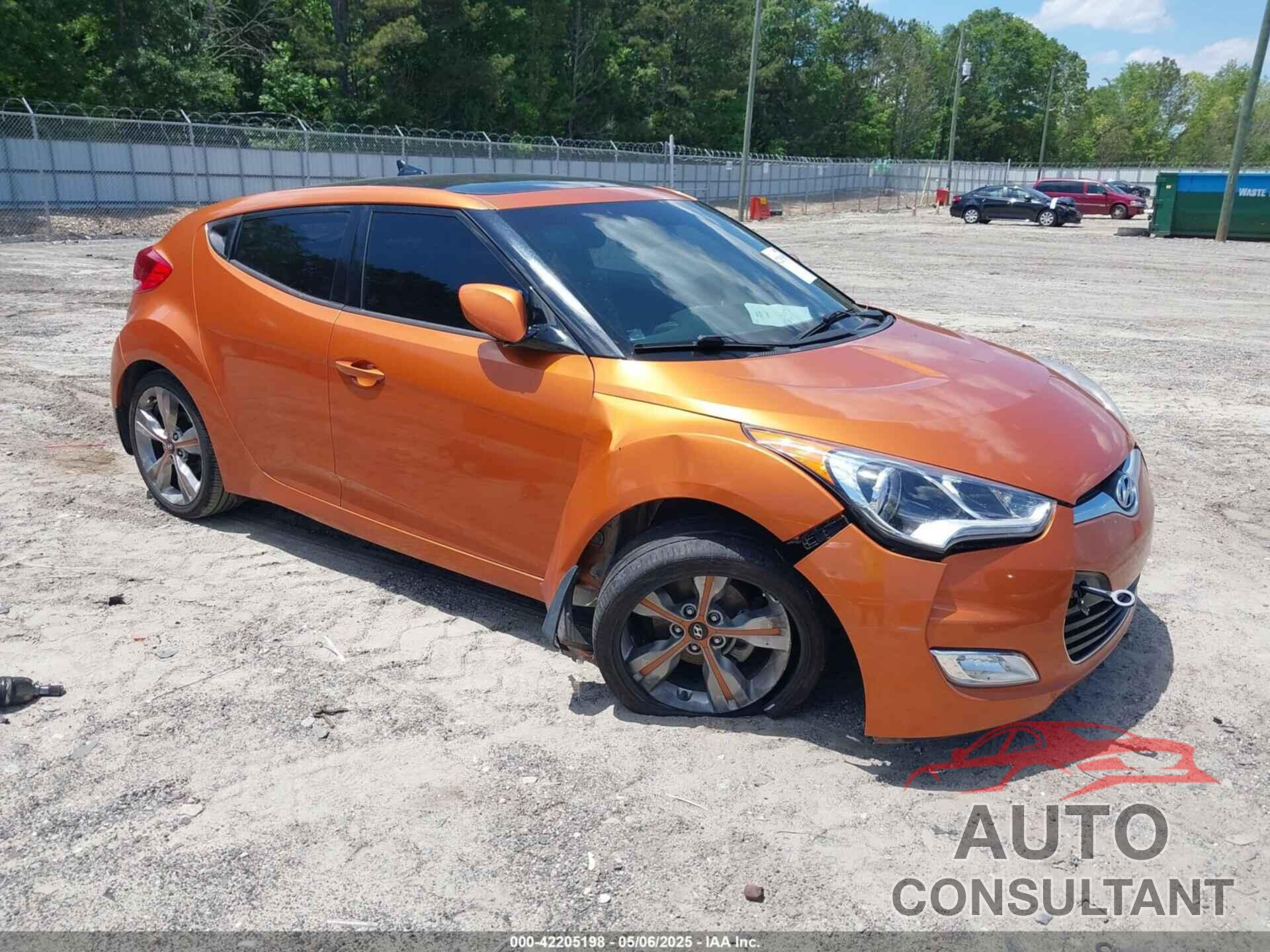HYUNDAI VELOSTER 2016 - KMHTC6AD8GU300229