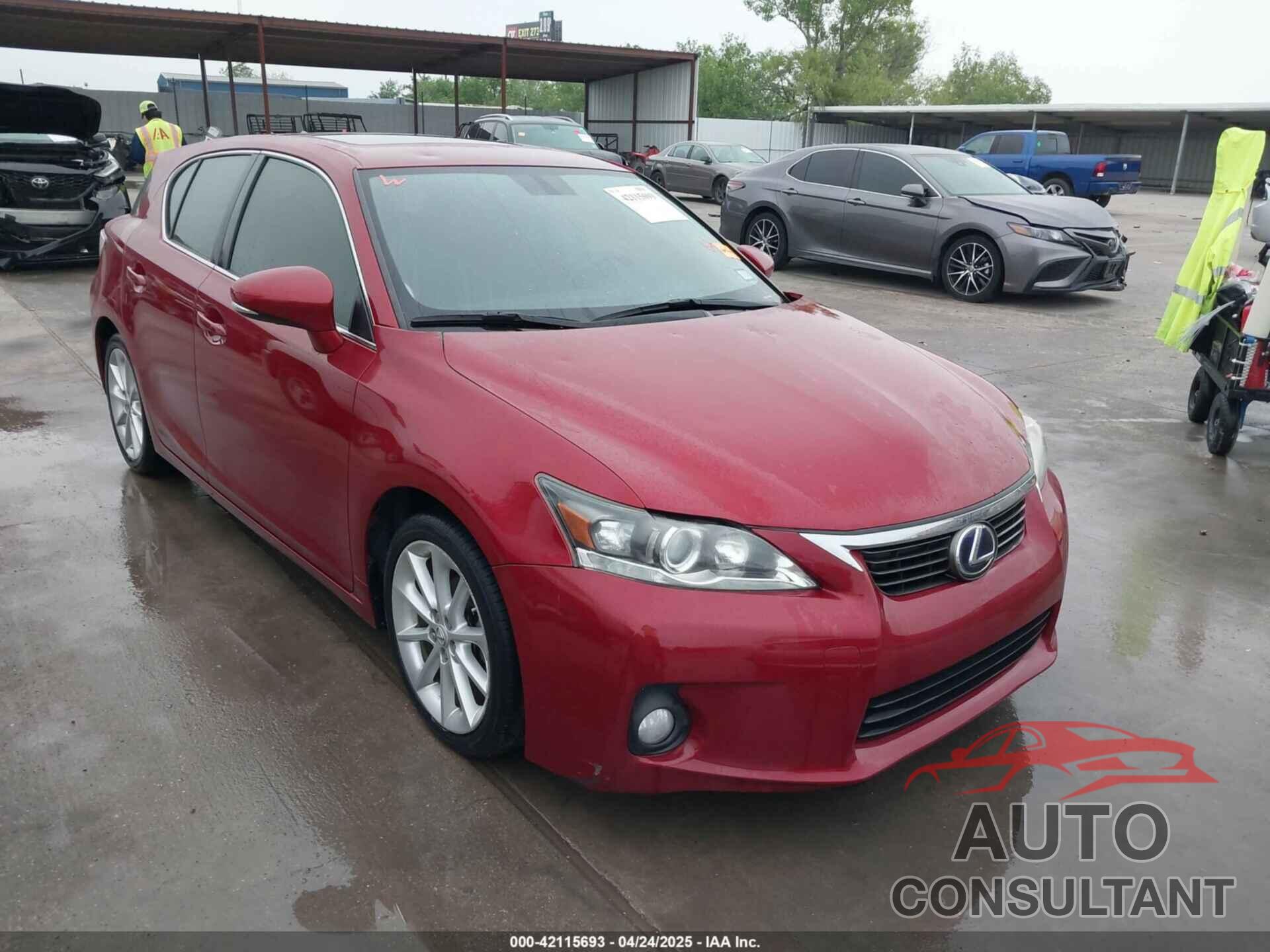 LEXUS CT 200H 2013 - JTHKD5BHXD2154575