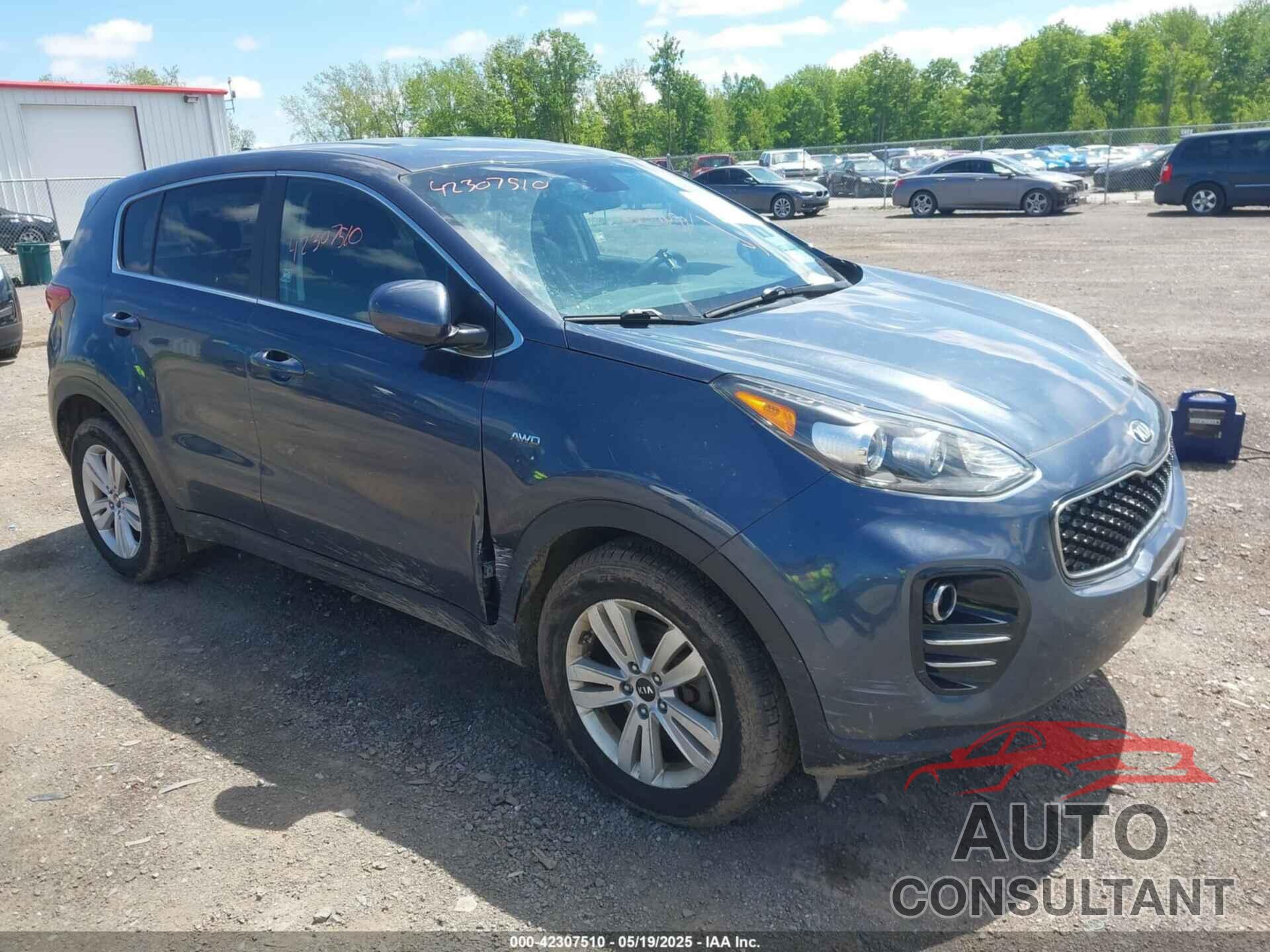 KIA SPORTAGE 2017 - KNDPMCAC4H7290162