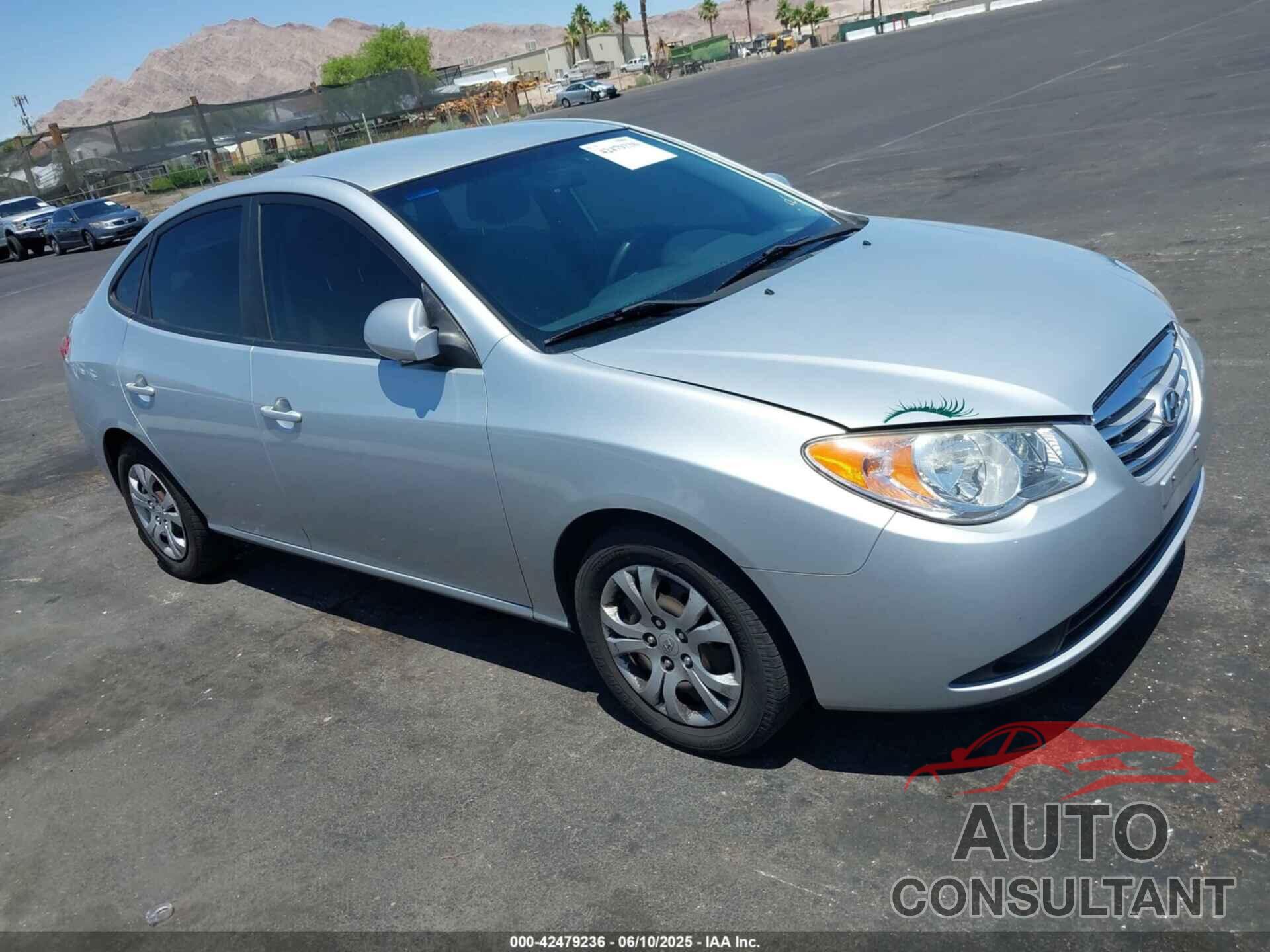 HYUNDAI ELANTRA 2010 - KMHDU4AD3AU172821