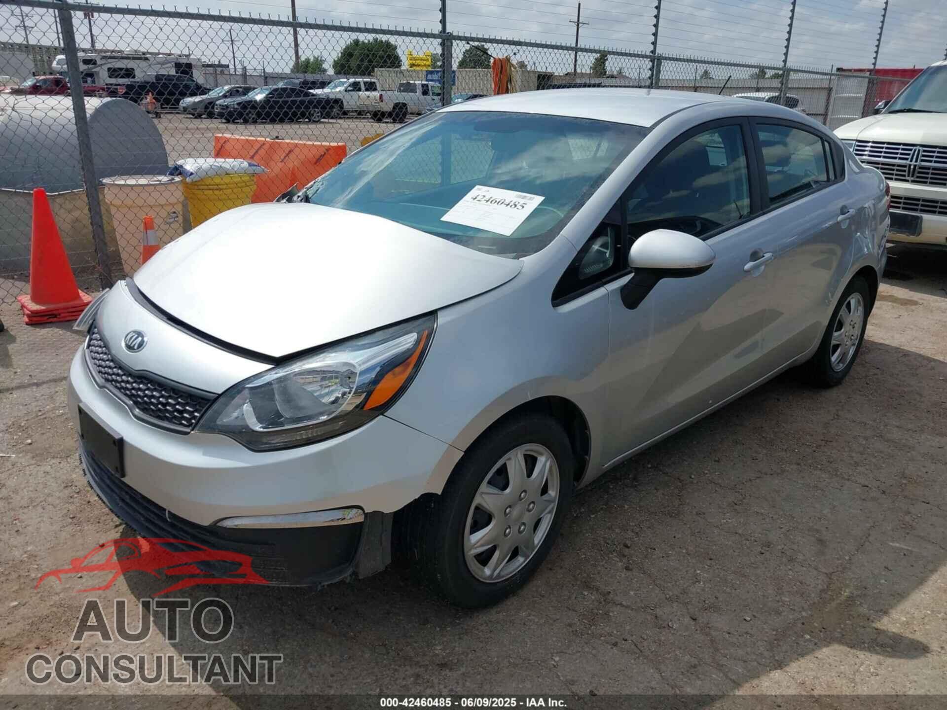 KIA RIO 2016 - KNADM4A33G6576708