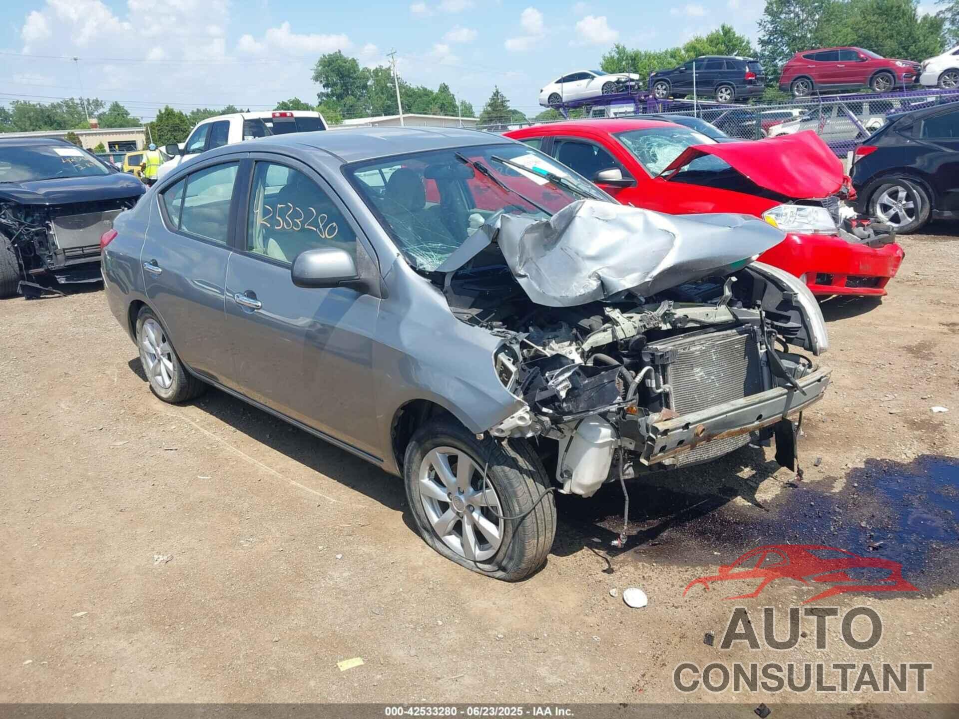 NISSAN VERSA 2012 - 3N1CN7APXCL812936