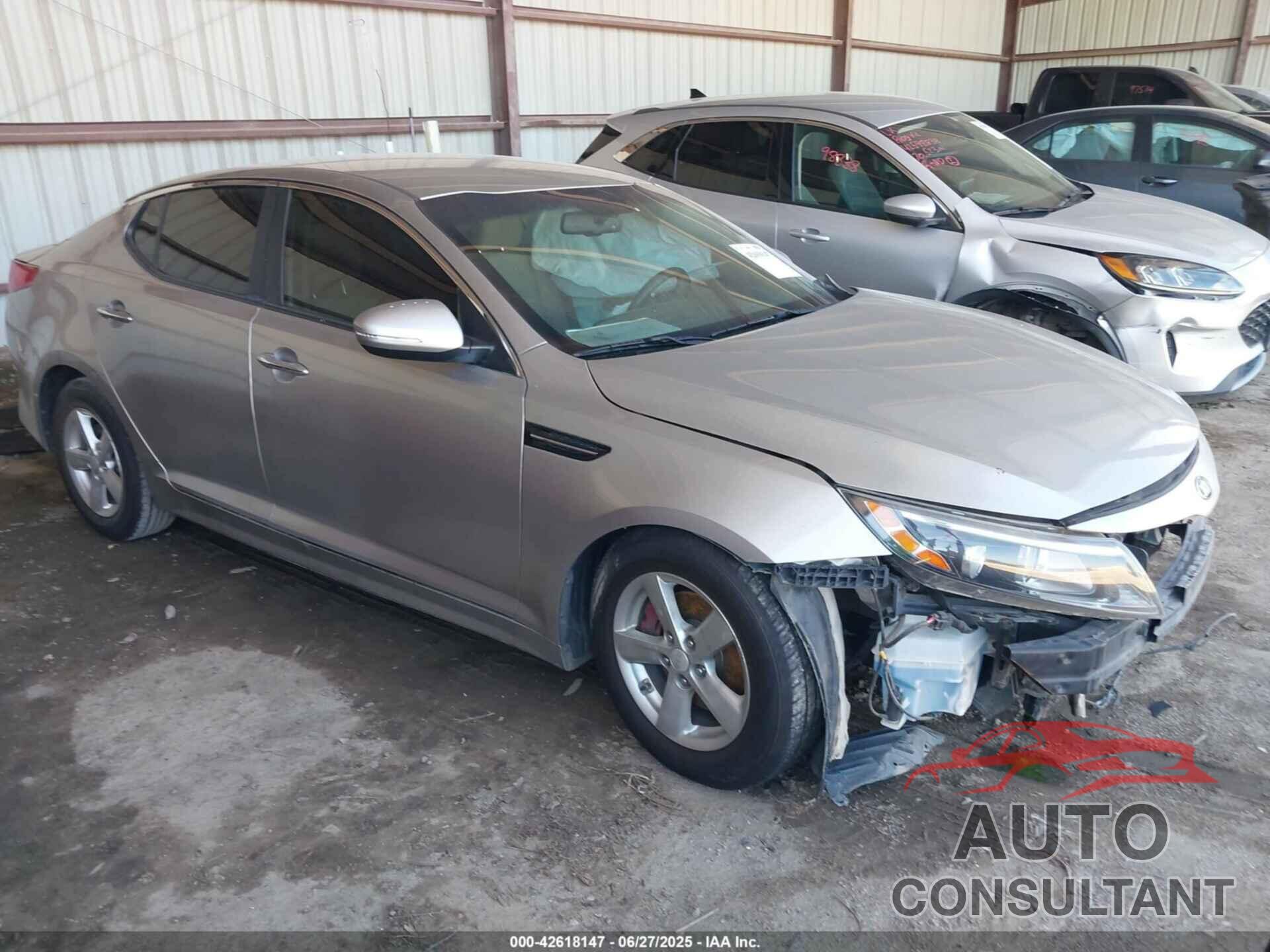 KIA OPTIMA 2015 - KNAGM4A71F5556719
