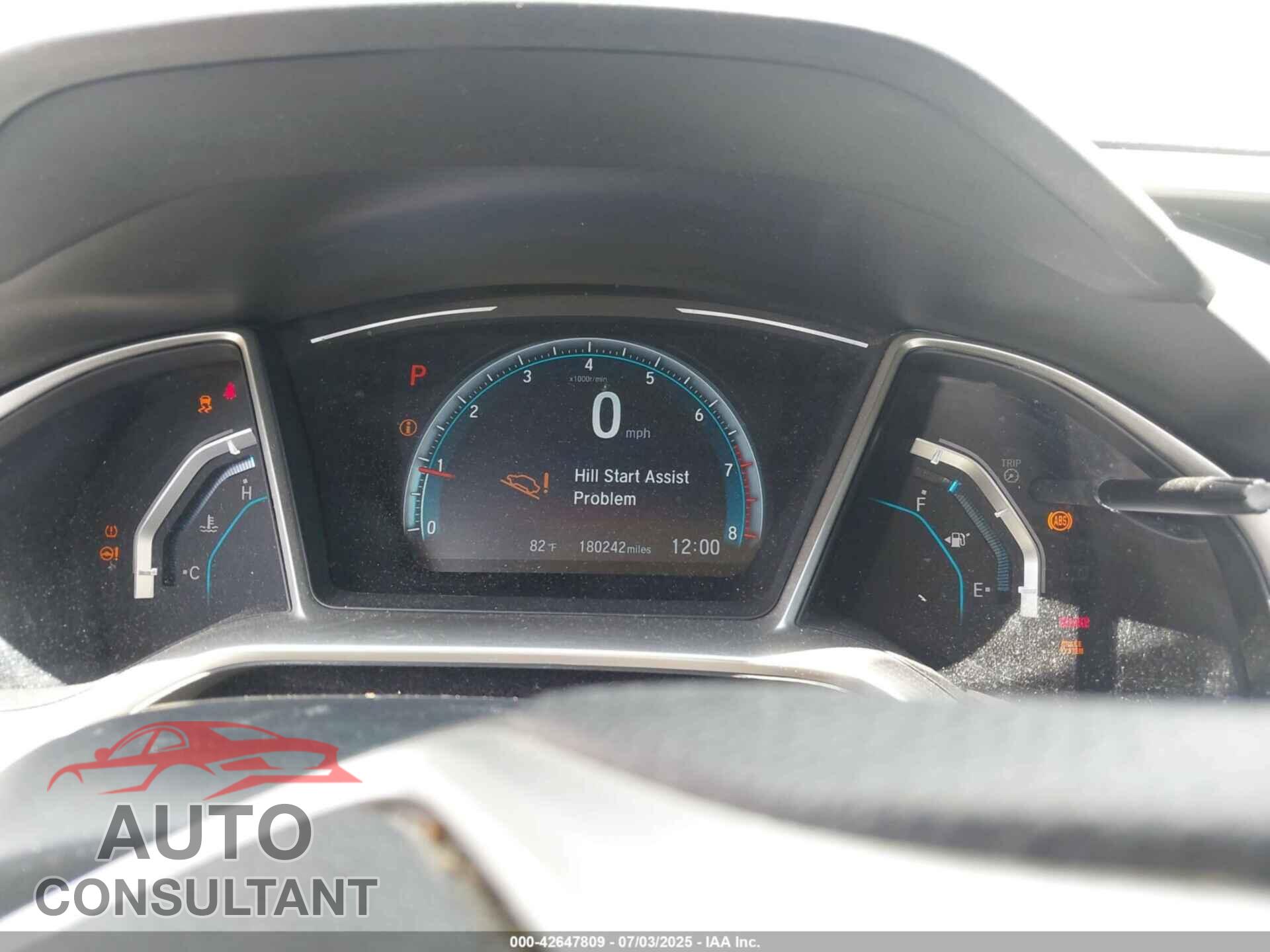 HONDA CIVIC 2017 - 19XFC2F78HE218319