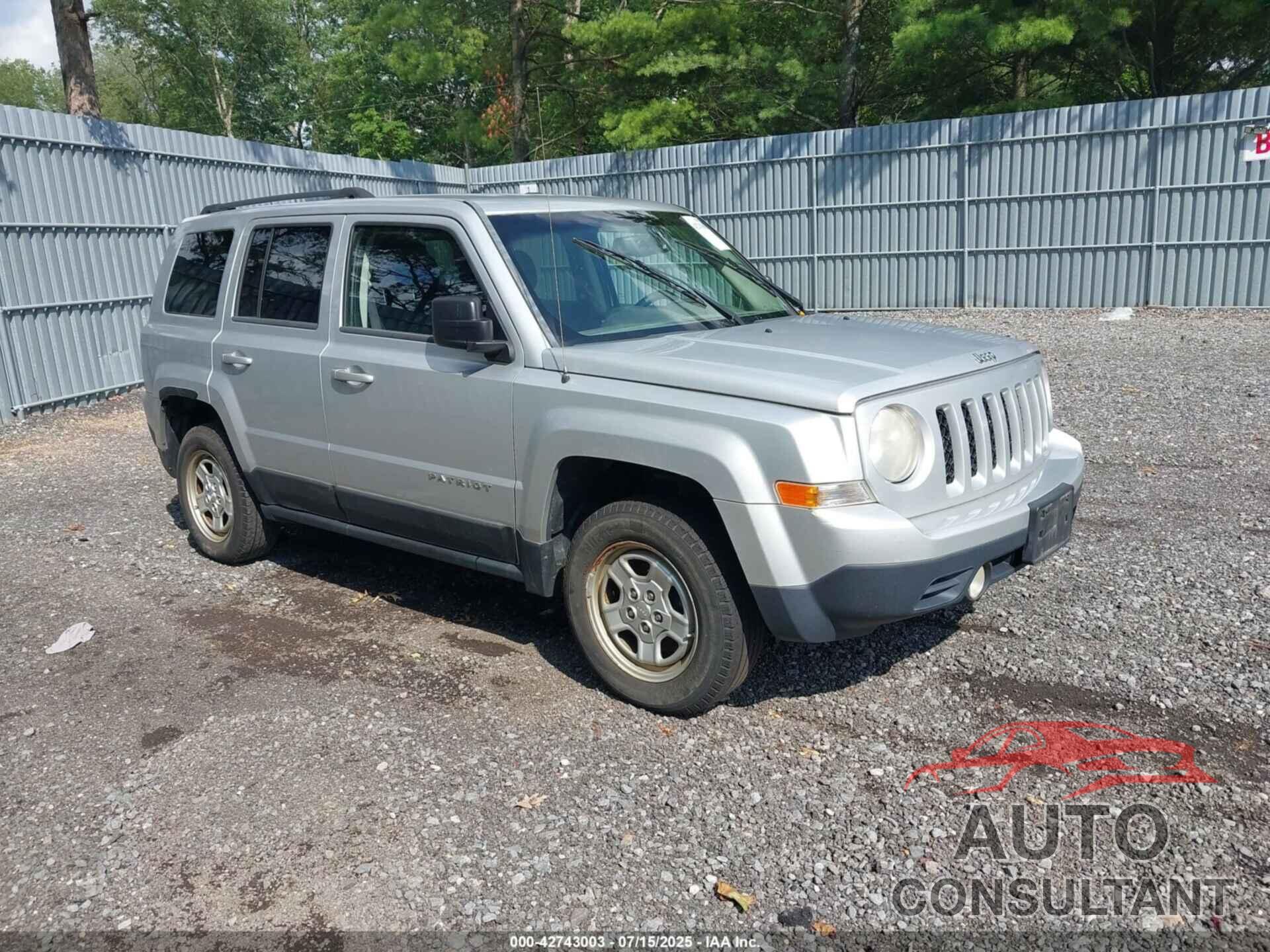 JEEP PATRIOT 2012 - 1C4NJRBB5CD599755