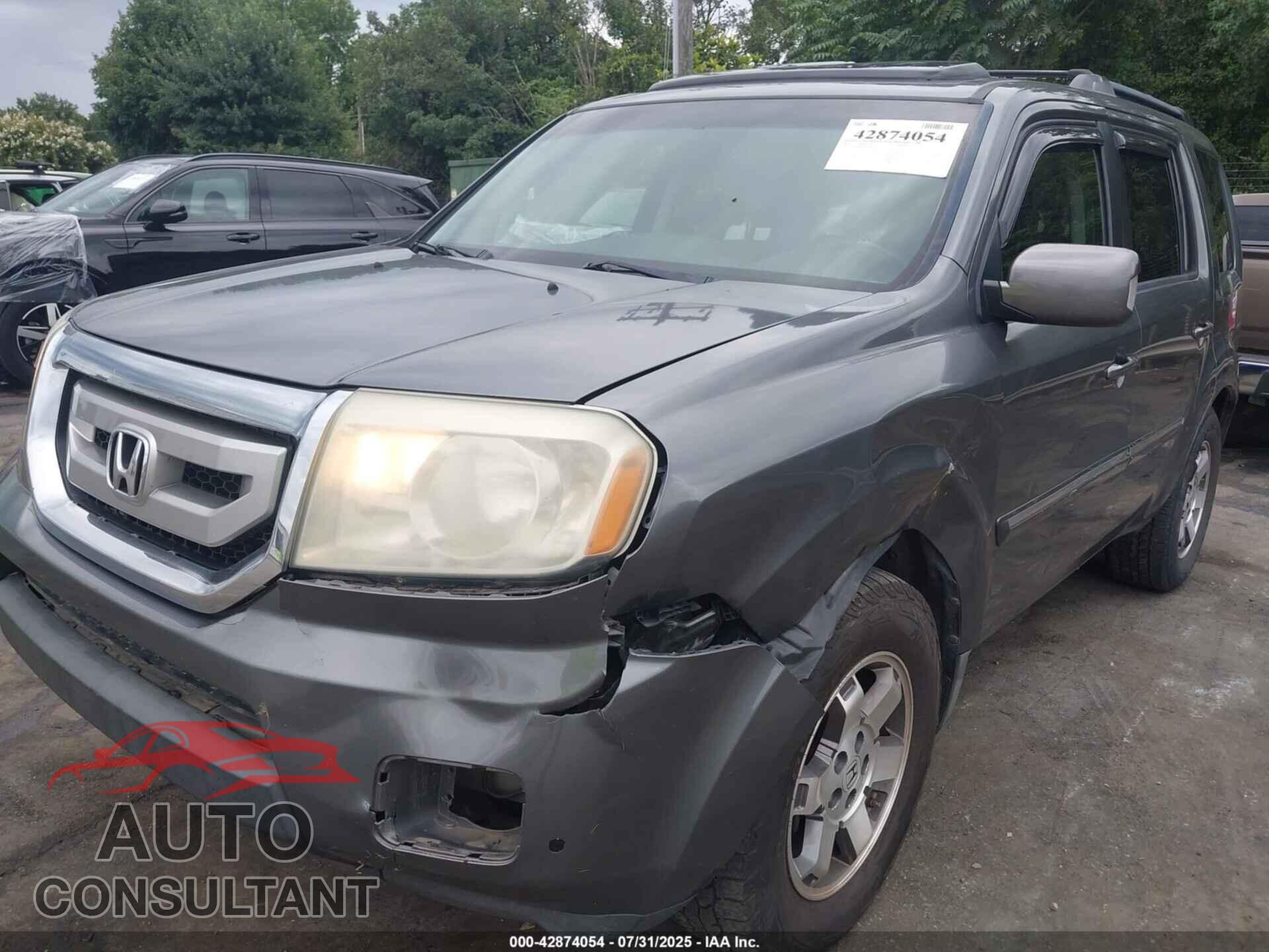 HONDA PILOT 2010 - 5FNYF4H85AB014983