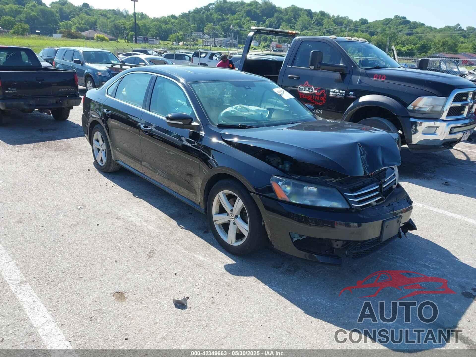 VOLKSWAGEN PASSAT 2013 - 1VWBP7A32DC123385