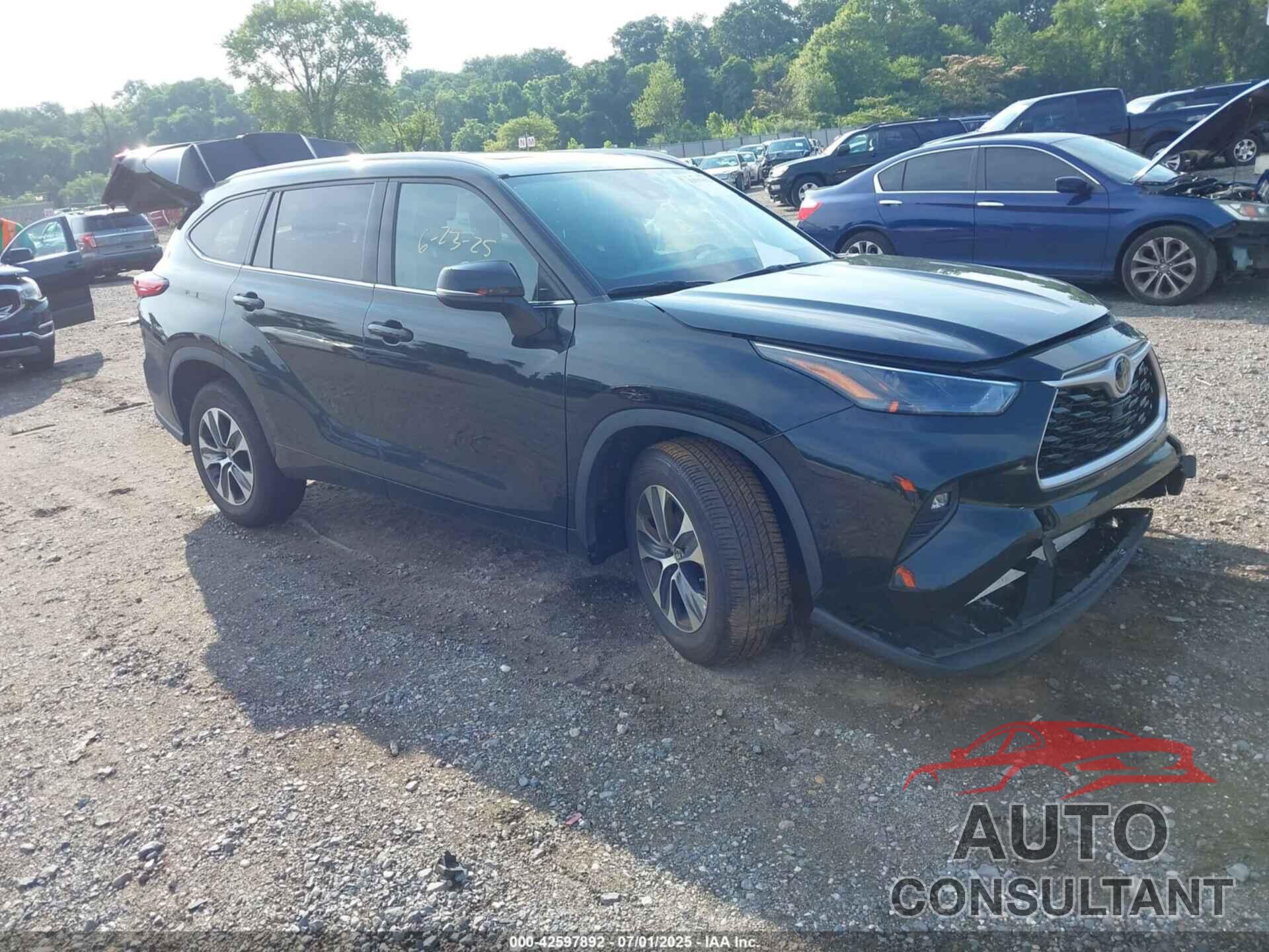 TOYOTA HIGHLANDER 2022 - 5TDGZRAH4NS550402