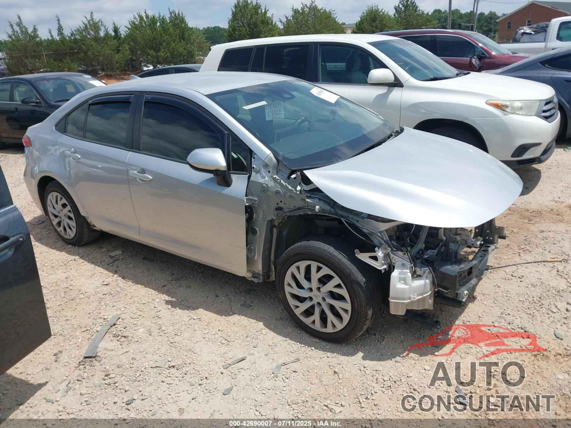 TOYOTA COROLLA 2020 - JTDEPRAE7LJ019577
