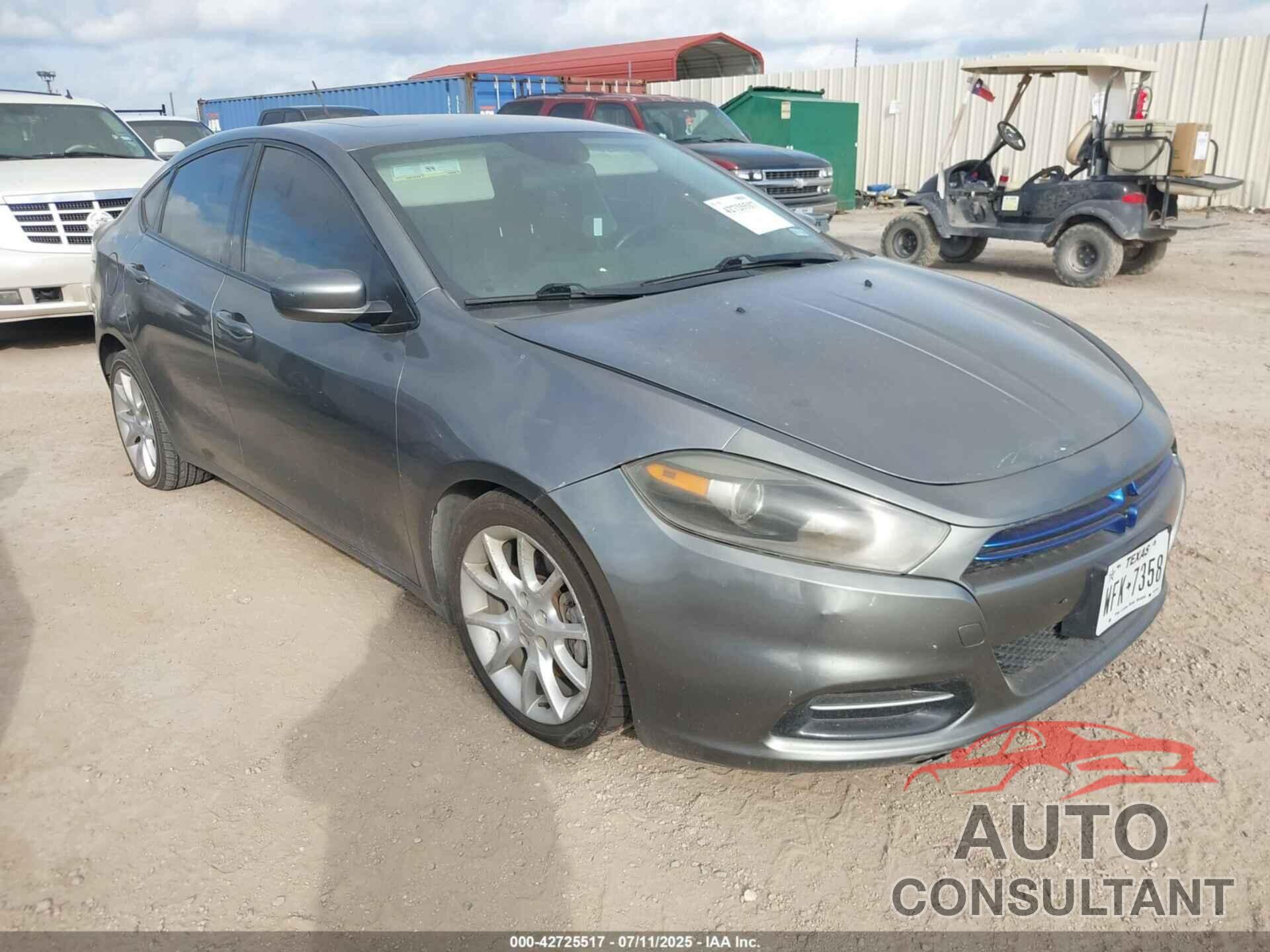 DODGE DART 2013 - 1C3CDFBA2DD270621