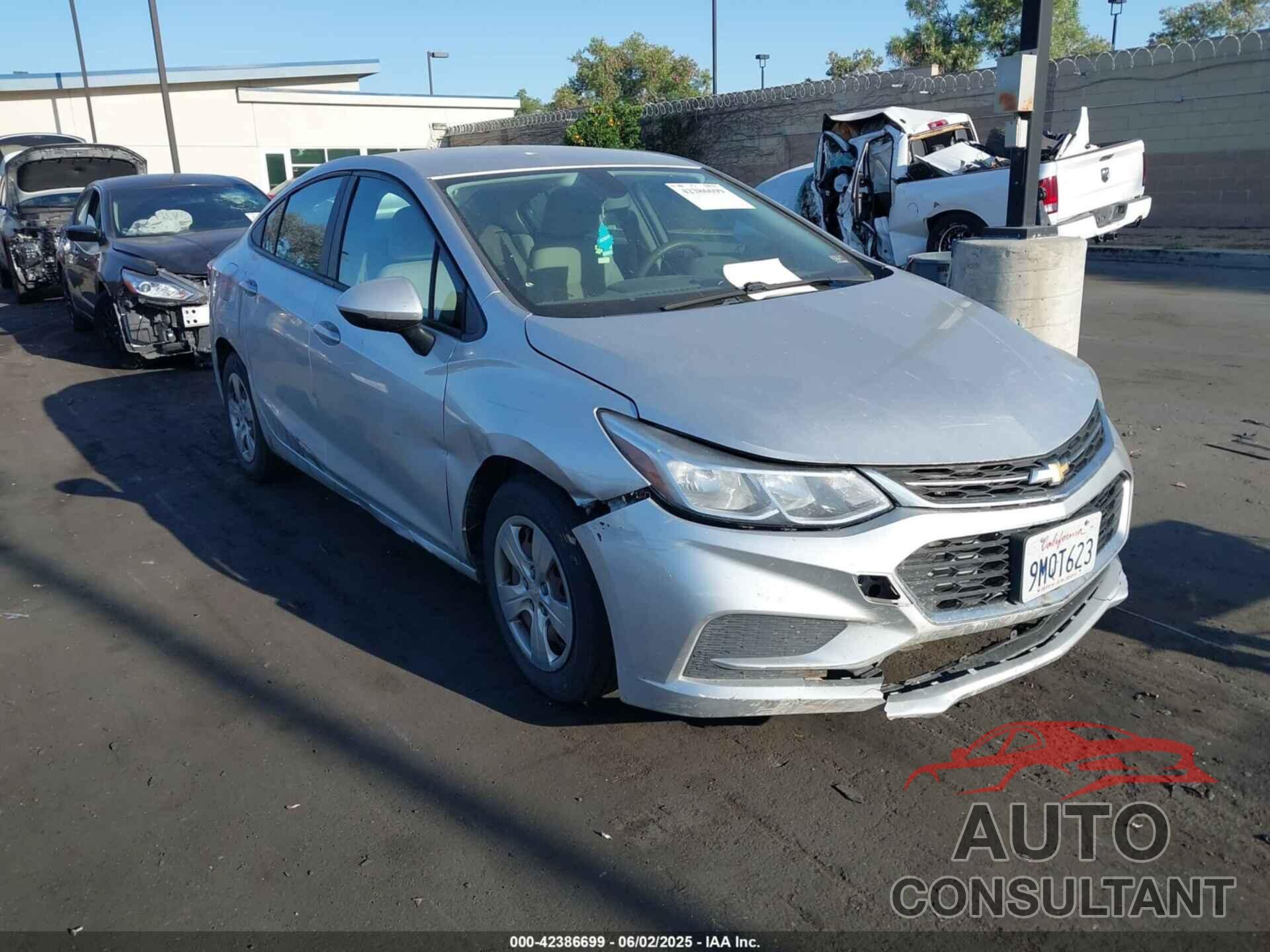 CHEVROLET CRUZE 2017 - 3G1BC5SM3HS567782