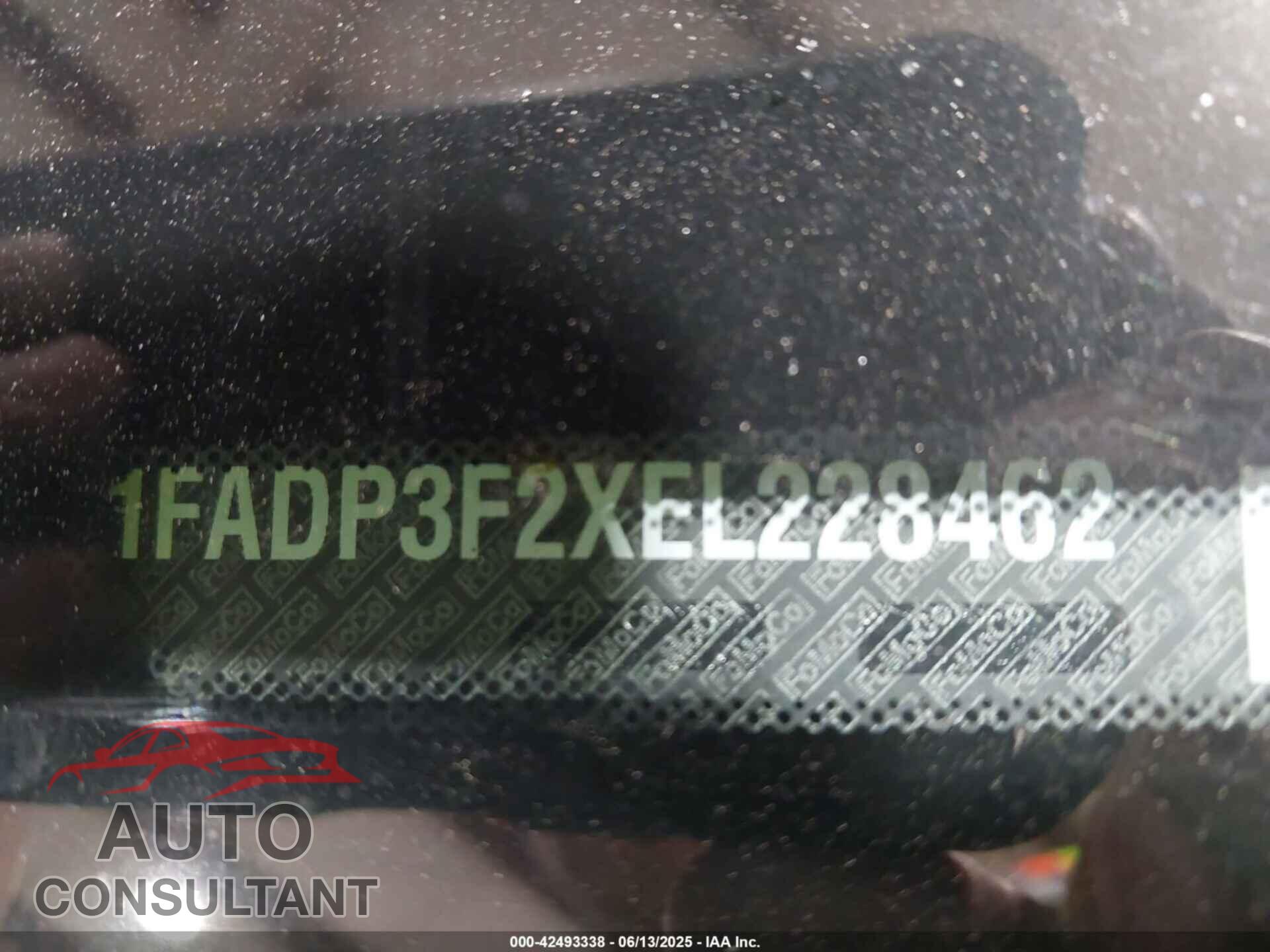 FORD FOCUS 2014 - 1FADP3F2XEL228462
