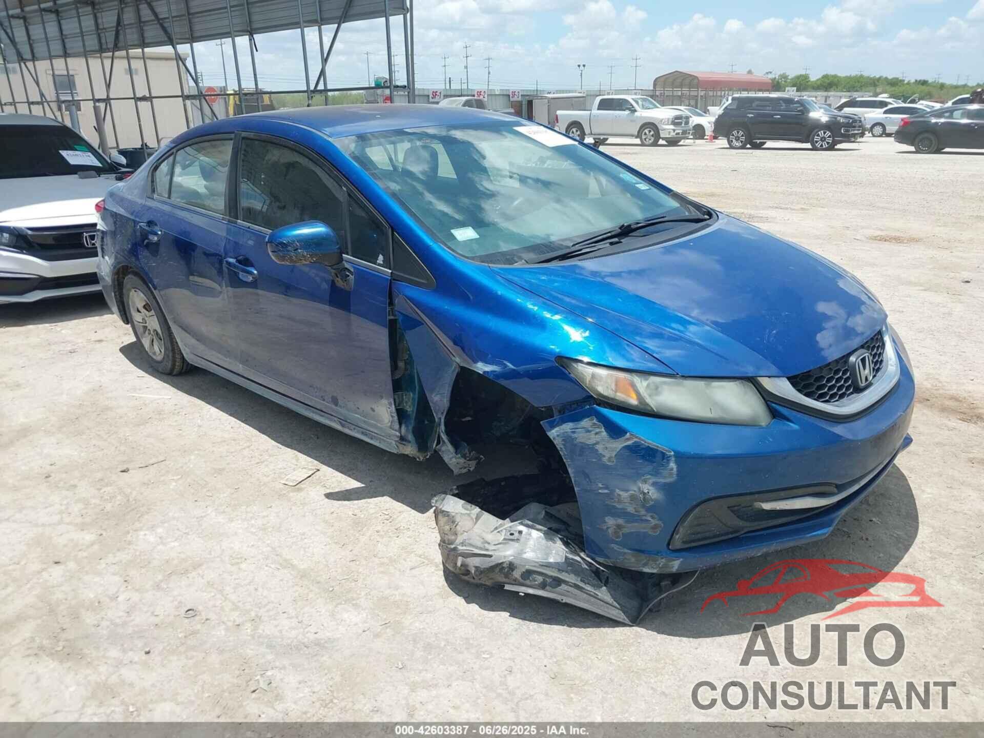 HONDA CIVIC 2015 - 19XFB2F51FE075406