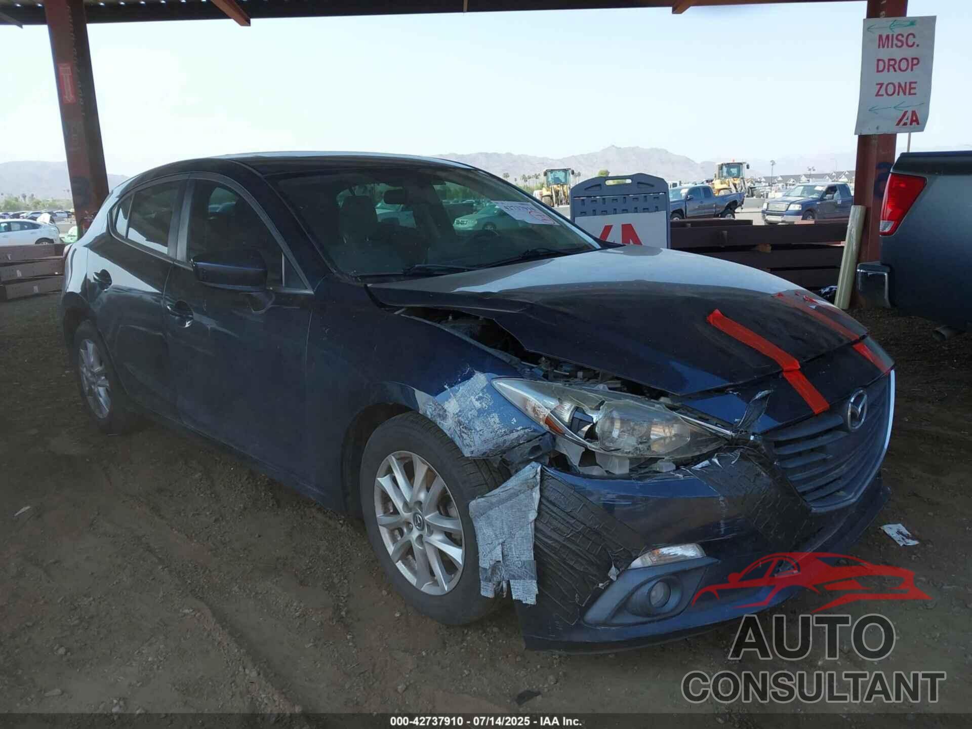 MAZDA MAZDA3 2015 - JM1BM1L71F1236199