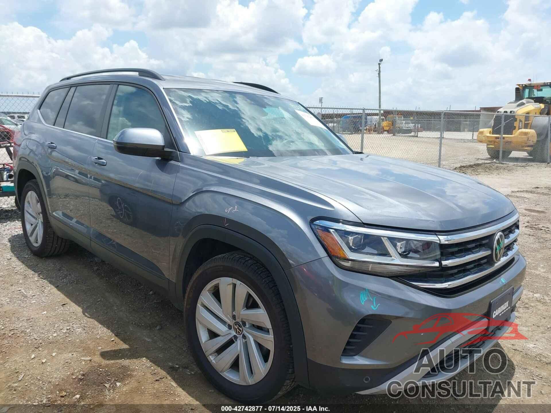 VOLKSWAGEN ATLAS 2021 - 1V2WR2CA9MC600809