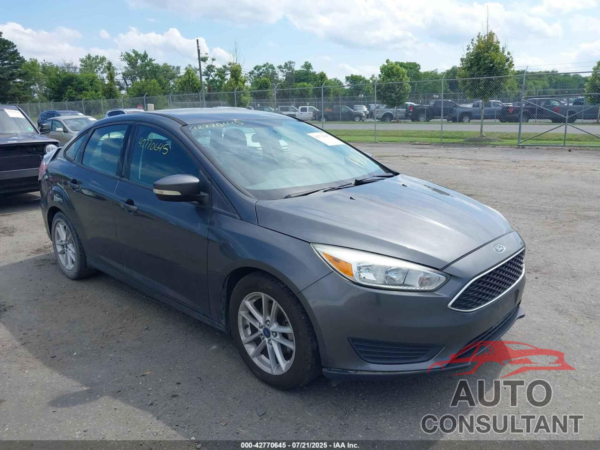 FORD FOCUS 2016 - 1FADP3F29GL402850