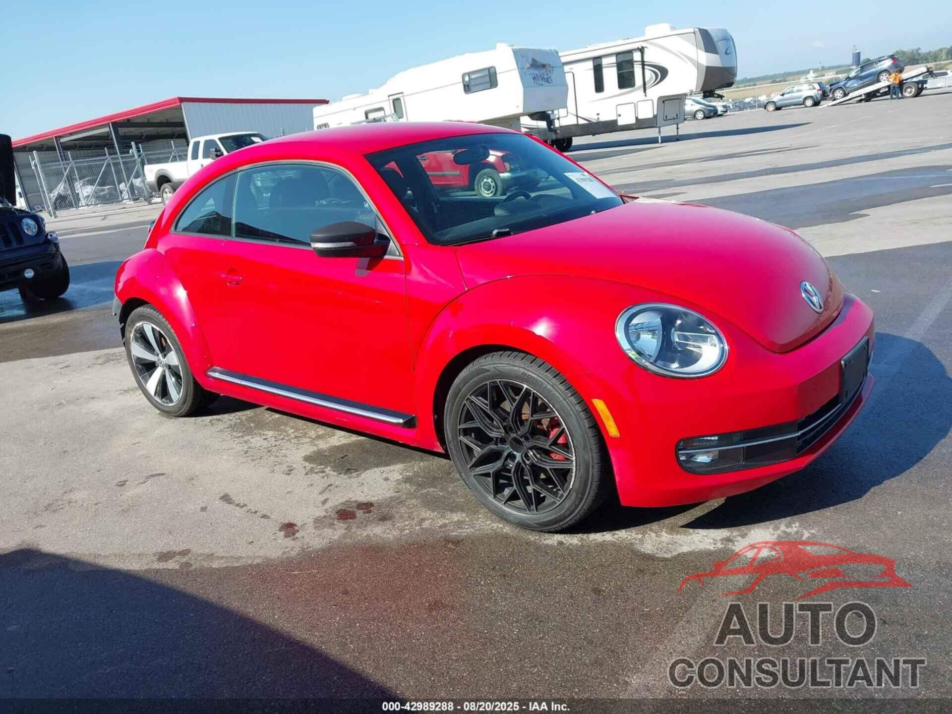VOLKSWAGEN BEETLE 2012 - 3VW4A7AT7CM623114