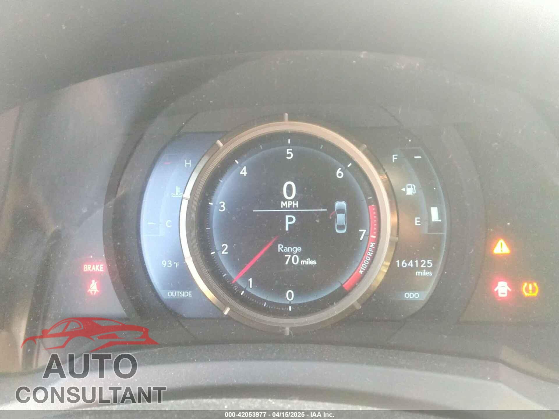 LEXUS IS 250 2014 - JTHCF1D23E5002458