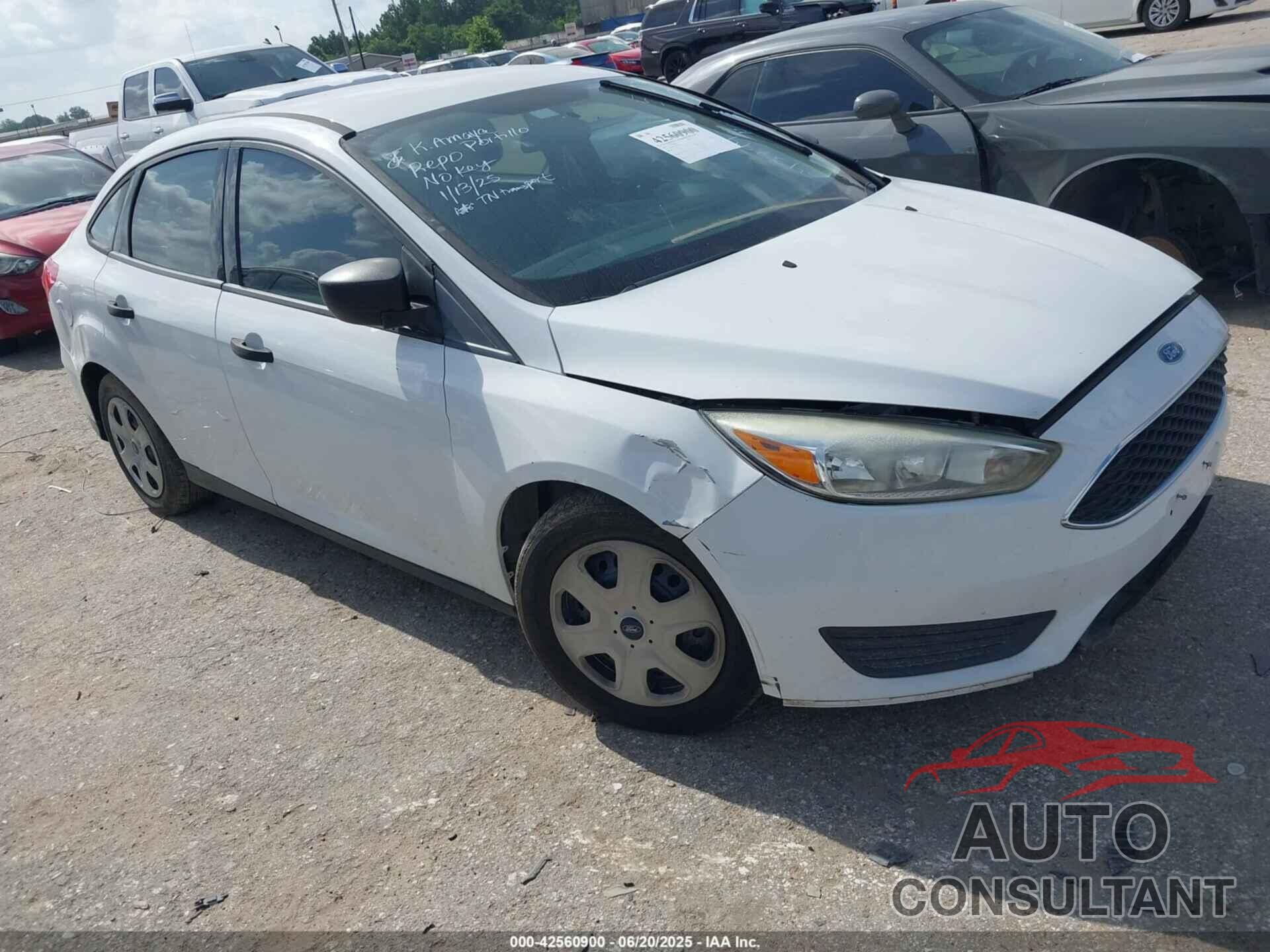 FORD FOCUS 2016 - 1FADP3E21GL343794