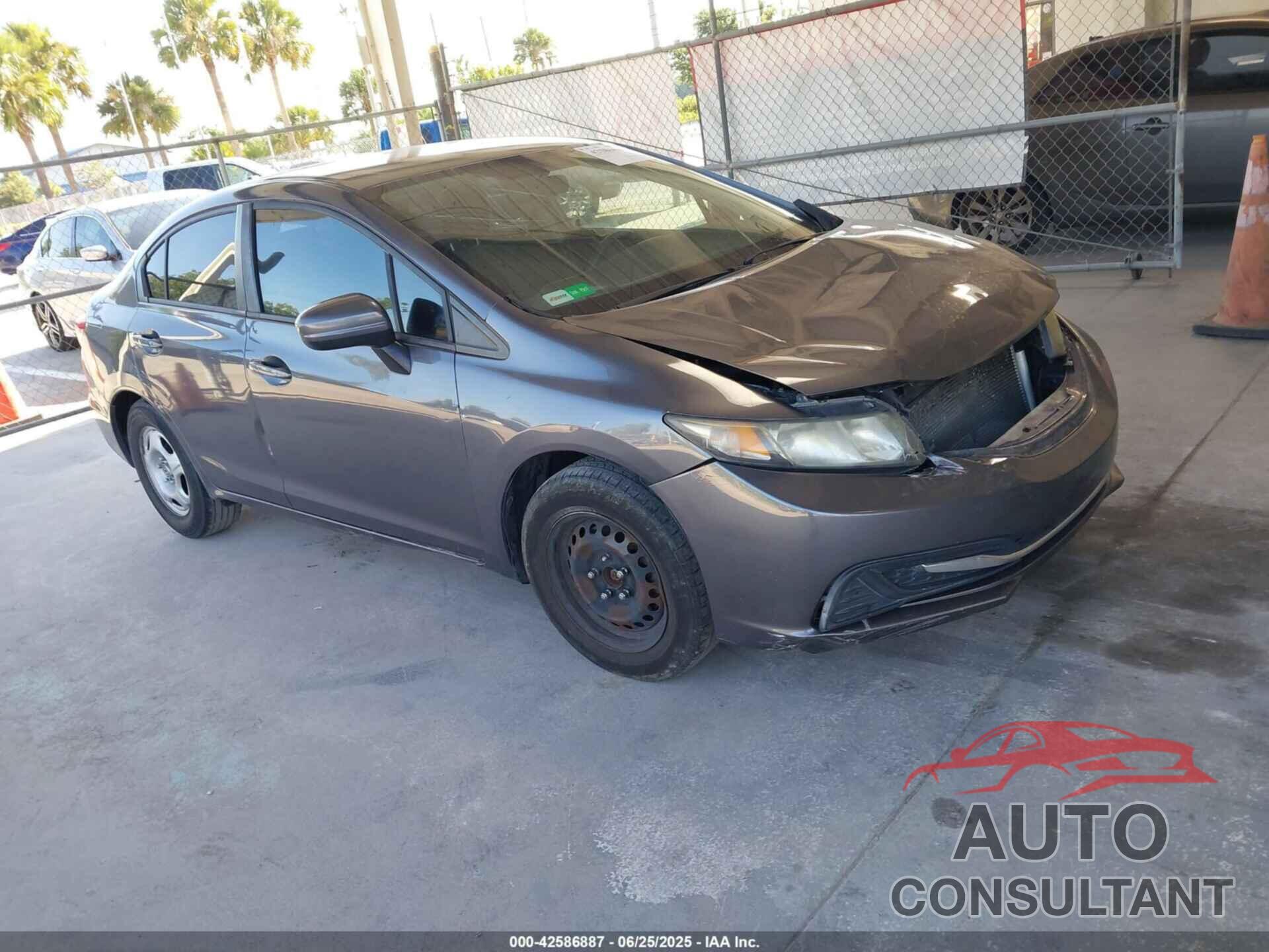 HONDA CIVIC 2014 - 2HGFB2F51EH549651