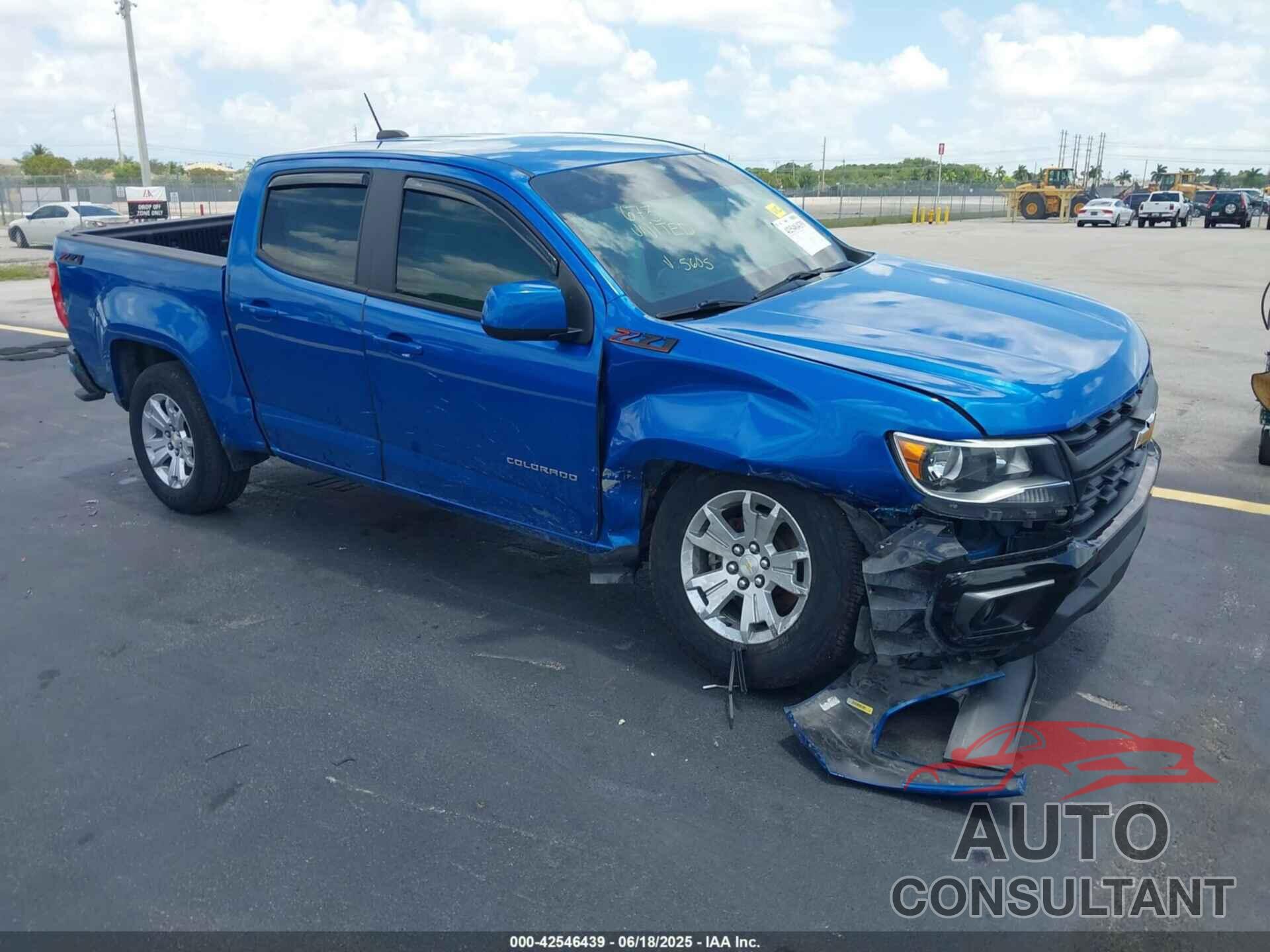 CHEVROLET COLORADO 2021 - 1GCGSCEN9M1245605
