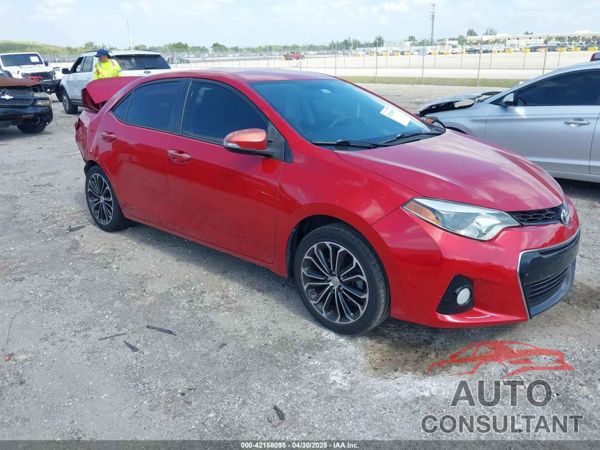 TOYOTA COROLLA 2015 - 2T1BURHE7FC342979