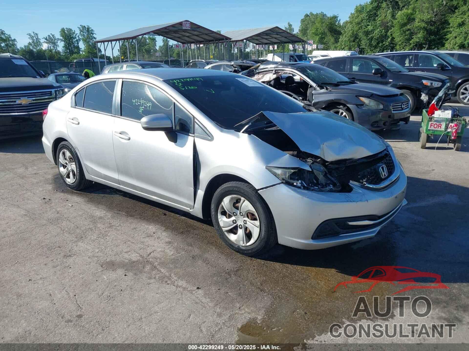 HONDA CIVIC 2014 - 19XFB2F51EE220538