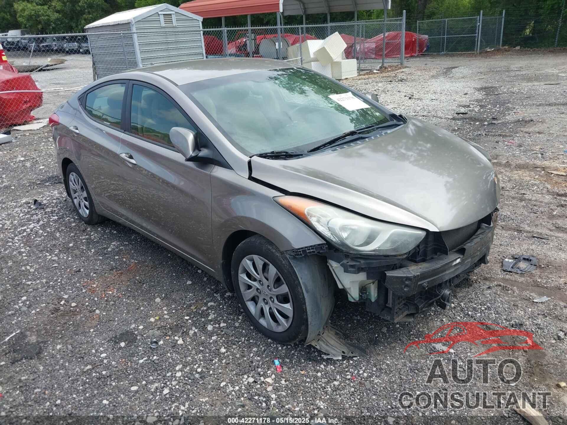 HYUNDAI ELANTRA 2012 - 5NPDH4AE9CH118972