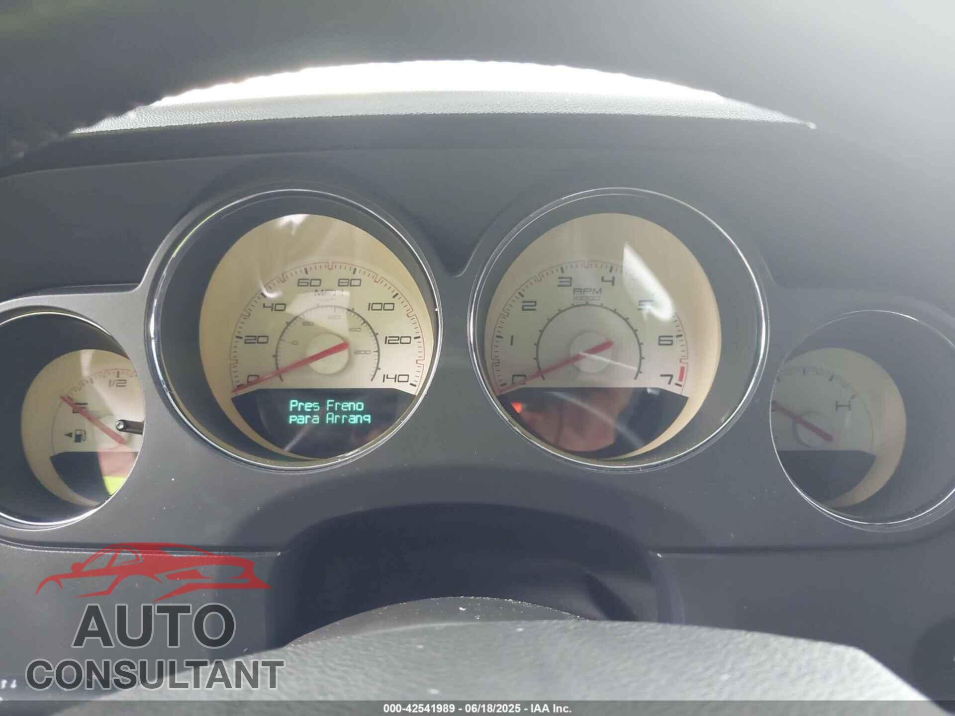 DODGE CHALLENGER 2012 - 2C3CDYAG7CH158366