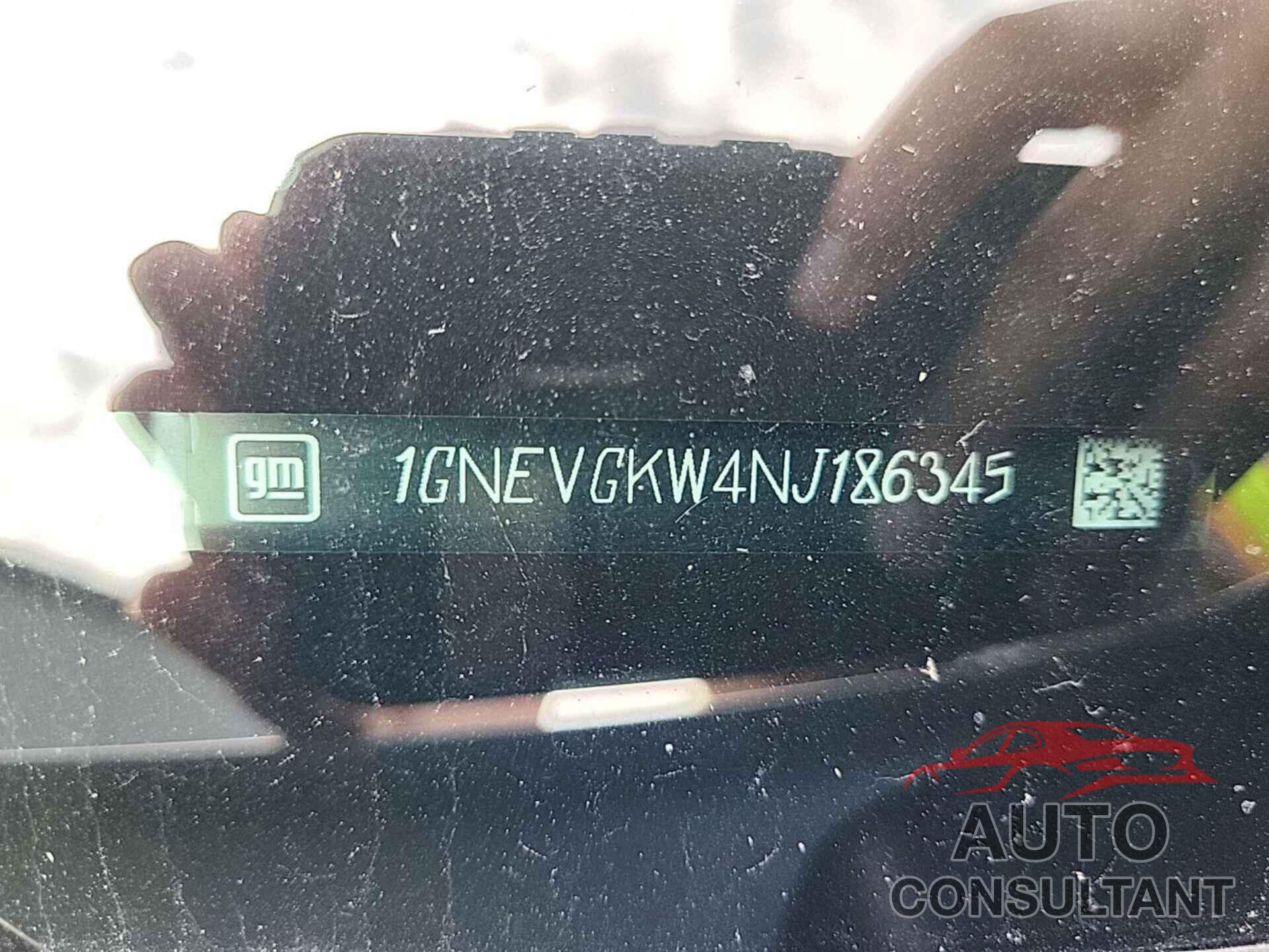 CHEVROLET TRAVERSE 2022 - 1GNEVGKW4NJ186345