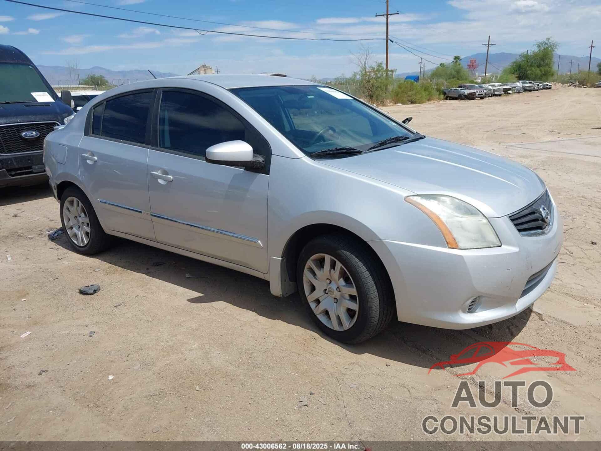 NISSAN SENTRA 2012 - 3N1AB6AP9CL709047