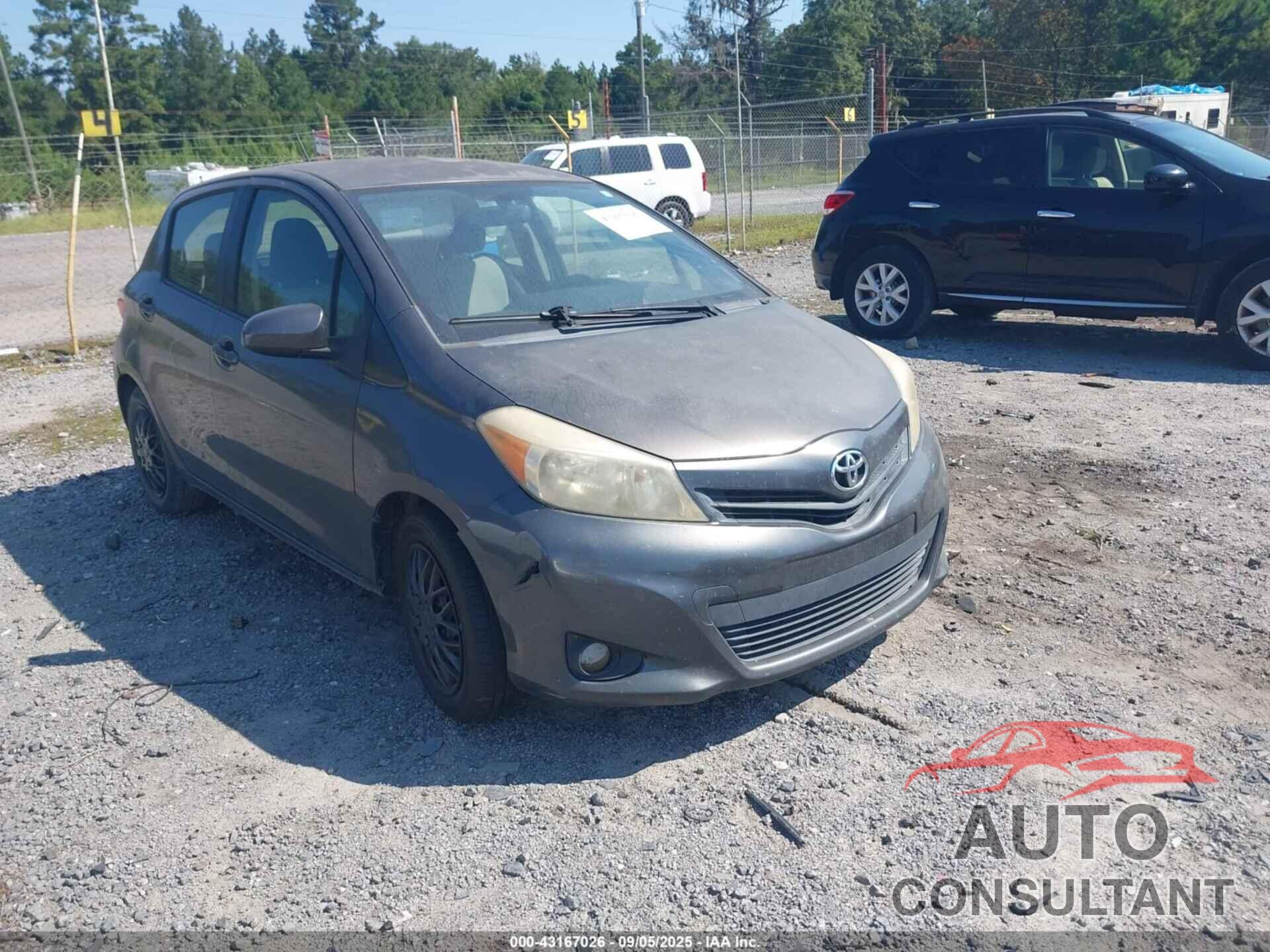 TOYOTA YARIS 2012 - JTDKTUD39CD524241
