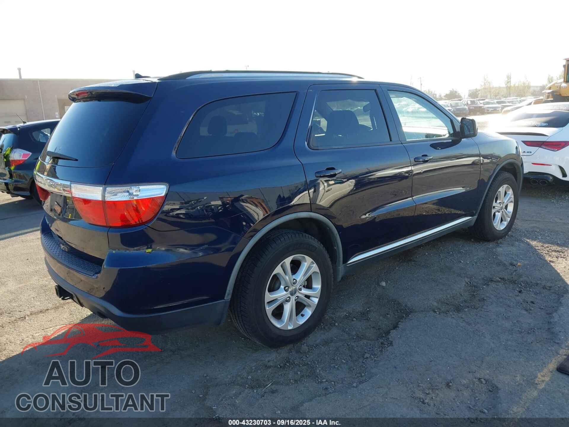 DODGE DURANGO 2012 - 1C4RDJAG5CC195741