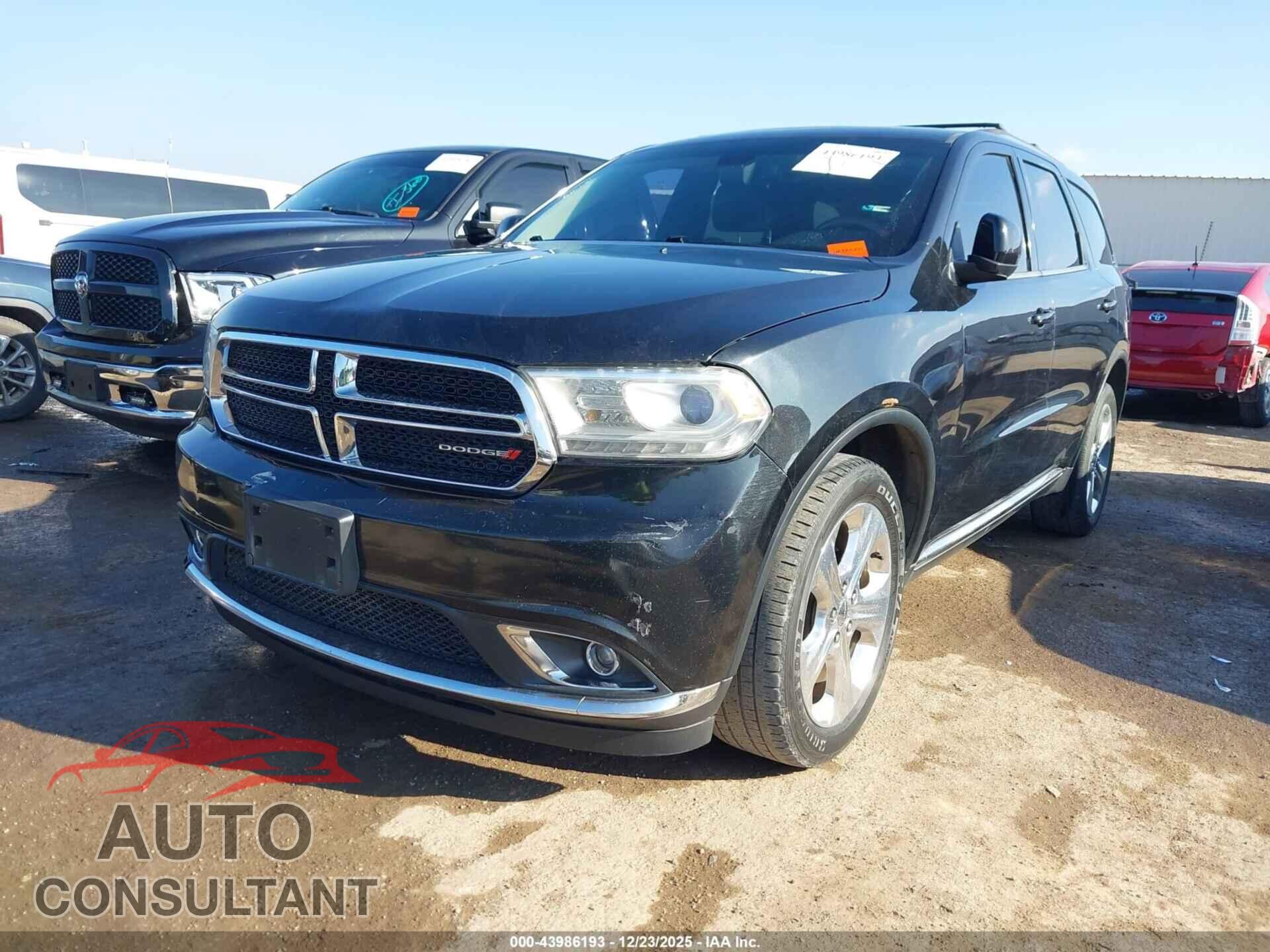 DODGE DURANGO 2014 - 1C4RDJDG2EC383342