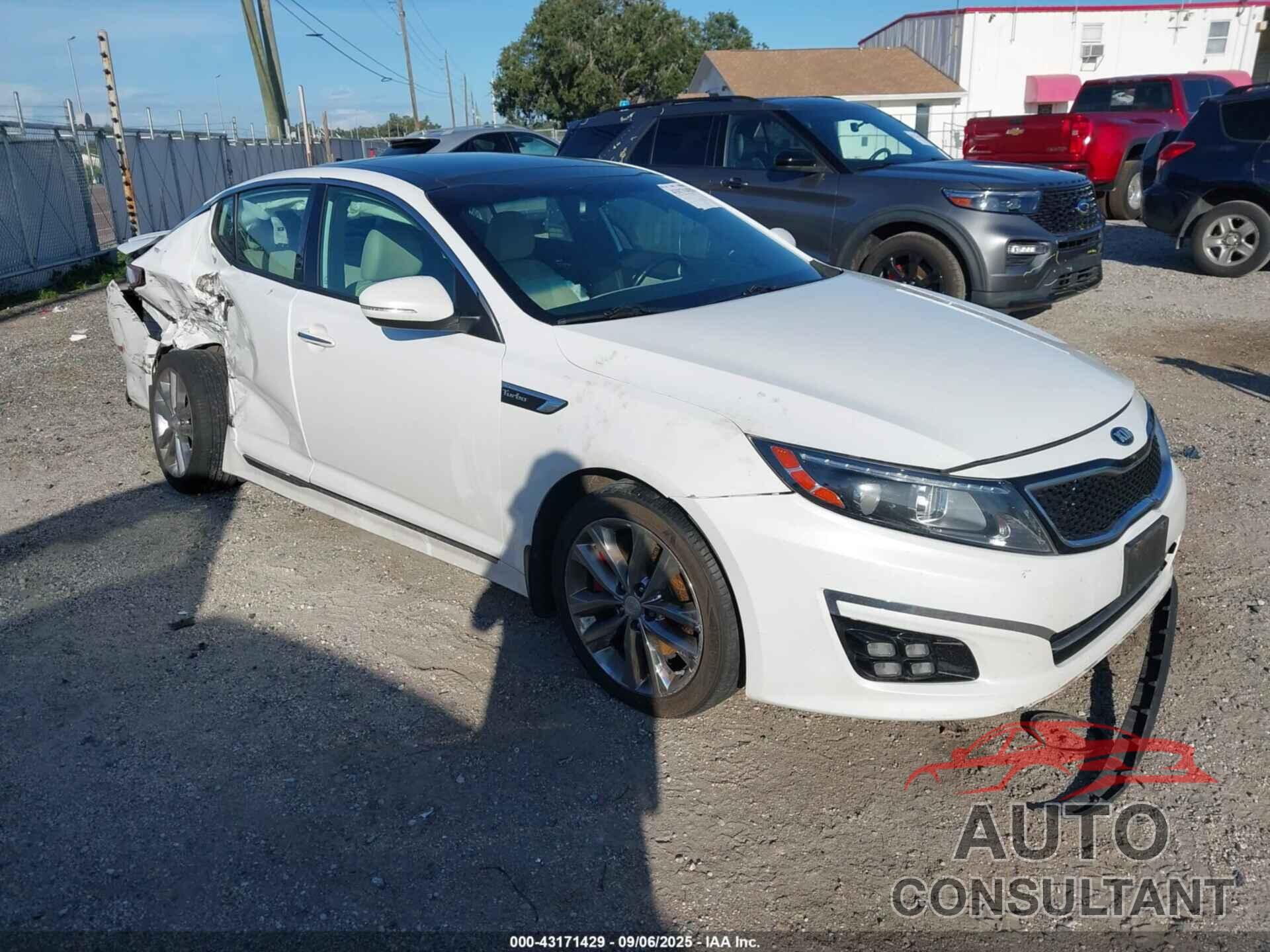 KIA OPTIMA 2014 - 5XXGR4A61EG312526