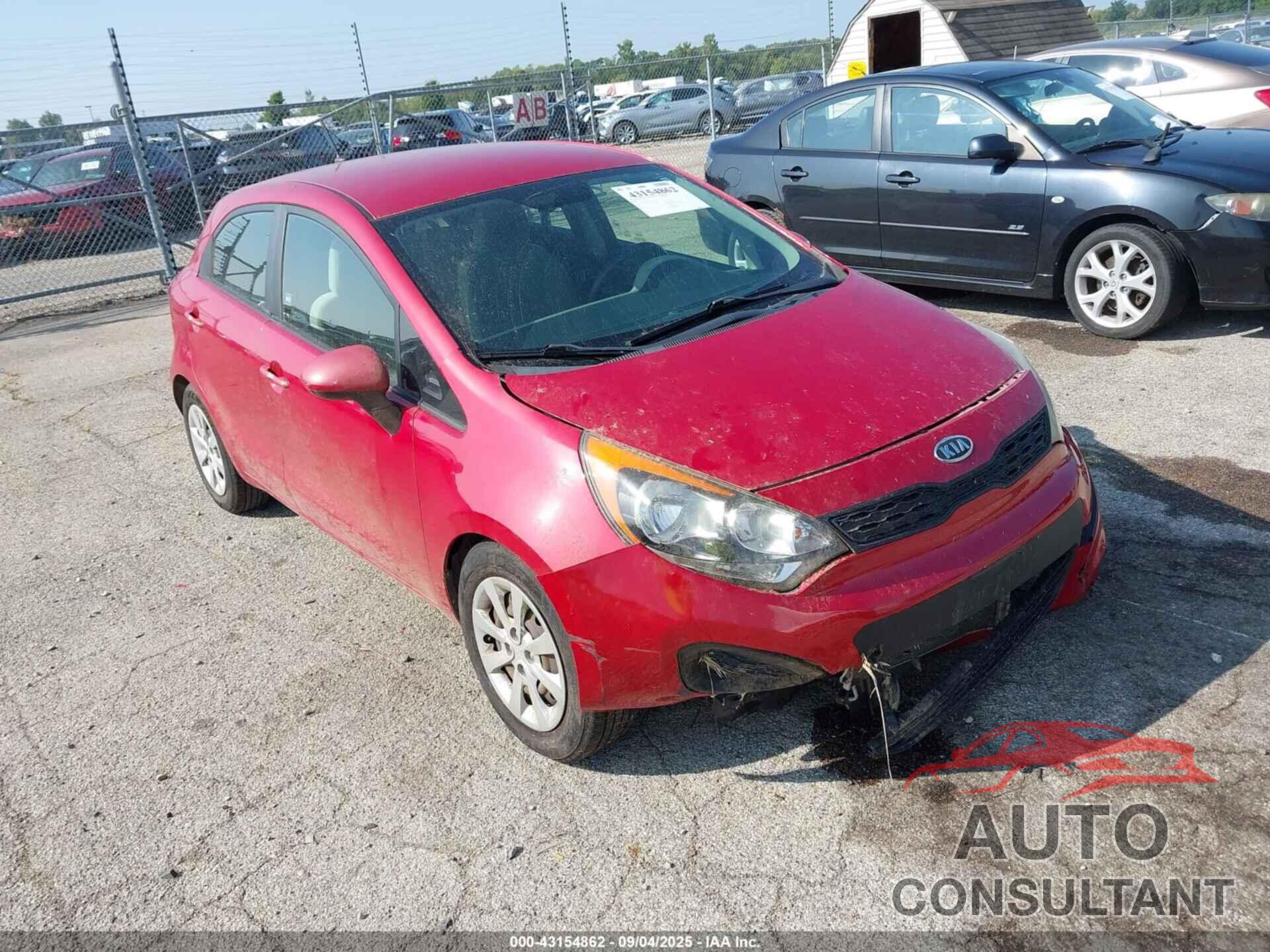 KIA RIO5 2012 - KNADM5A34C6054914