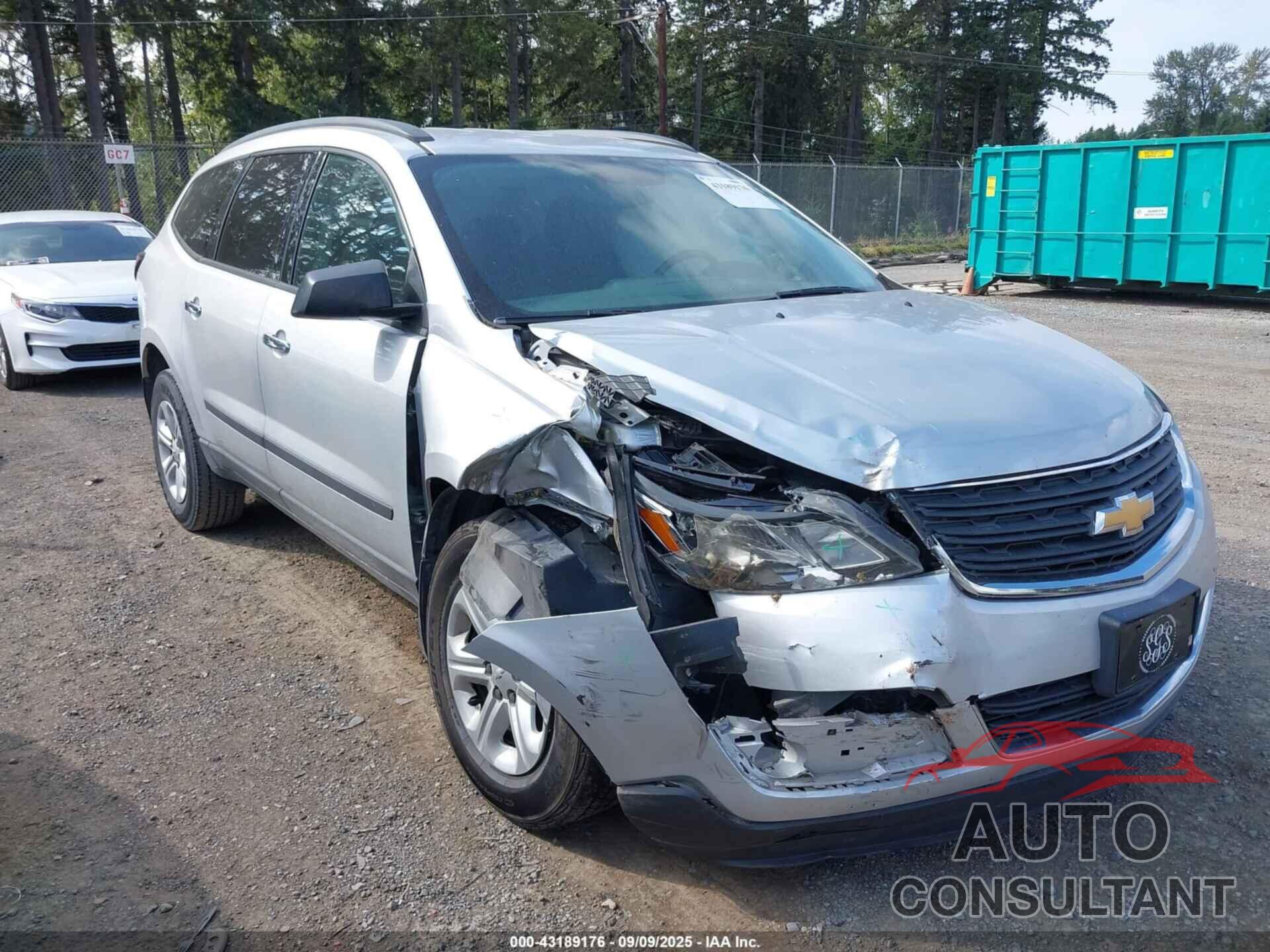 CHEVROLET TRAVERSE 2016 - 1GNKRFKD0GJ209056