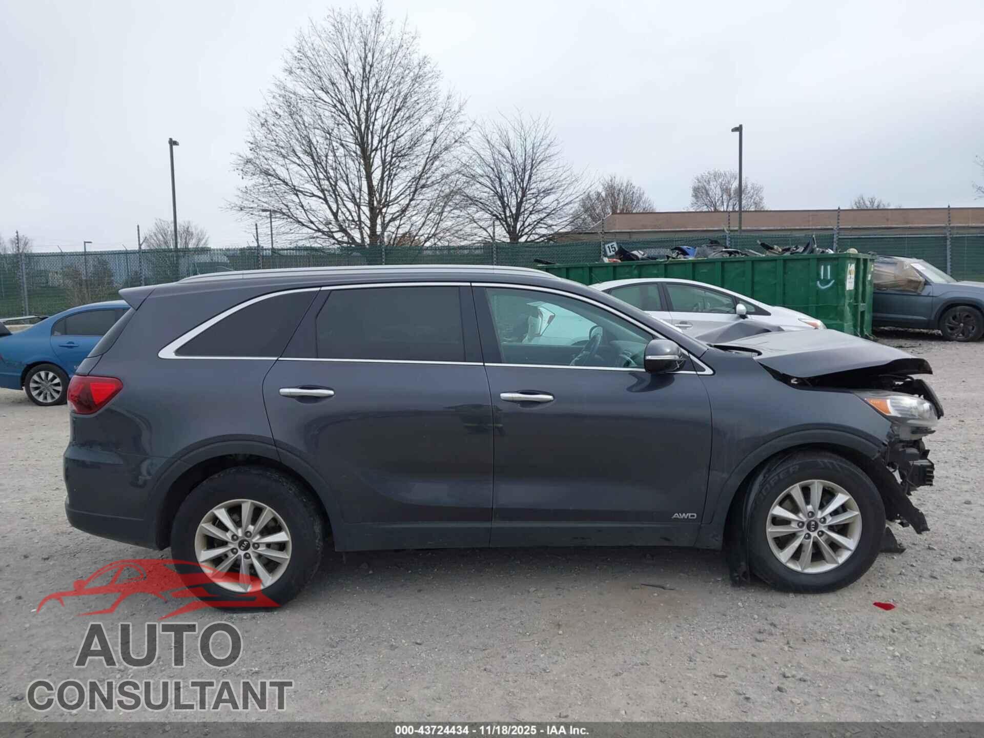KIA SORENTO 2019 - 5XYPGDA51KG455075