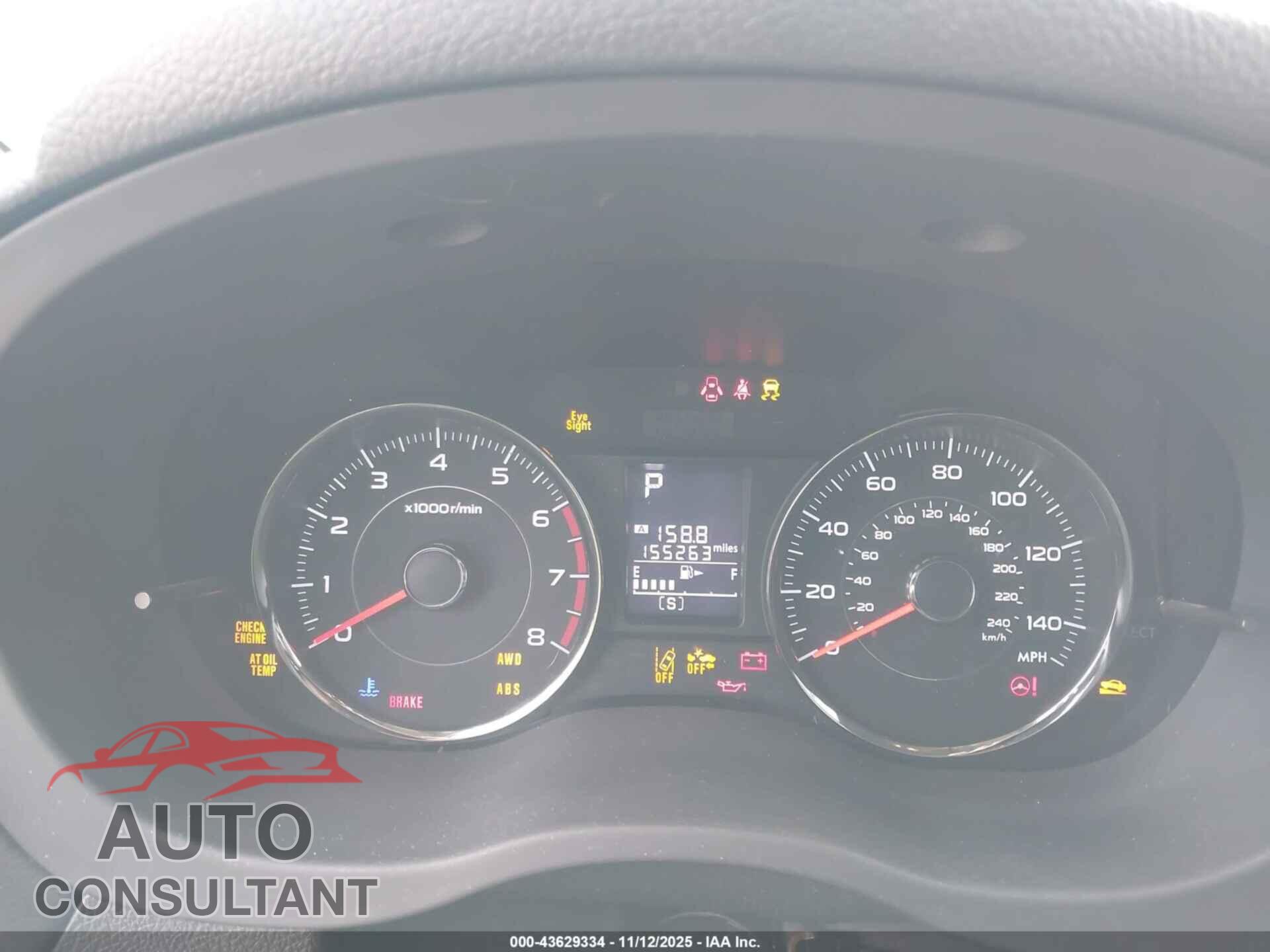 SUBARU FORESTER 2014 - JF2SJGPC2EH488523