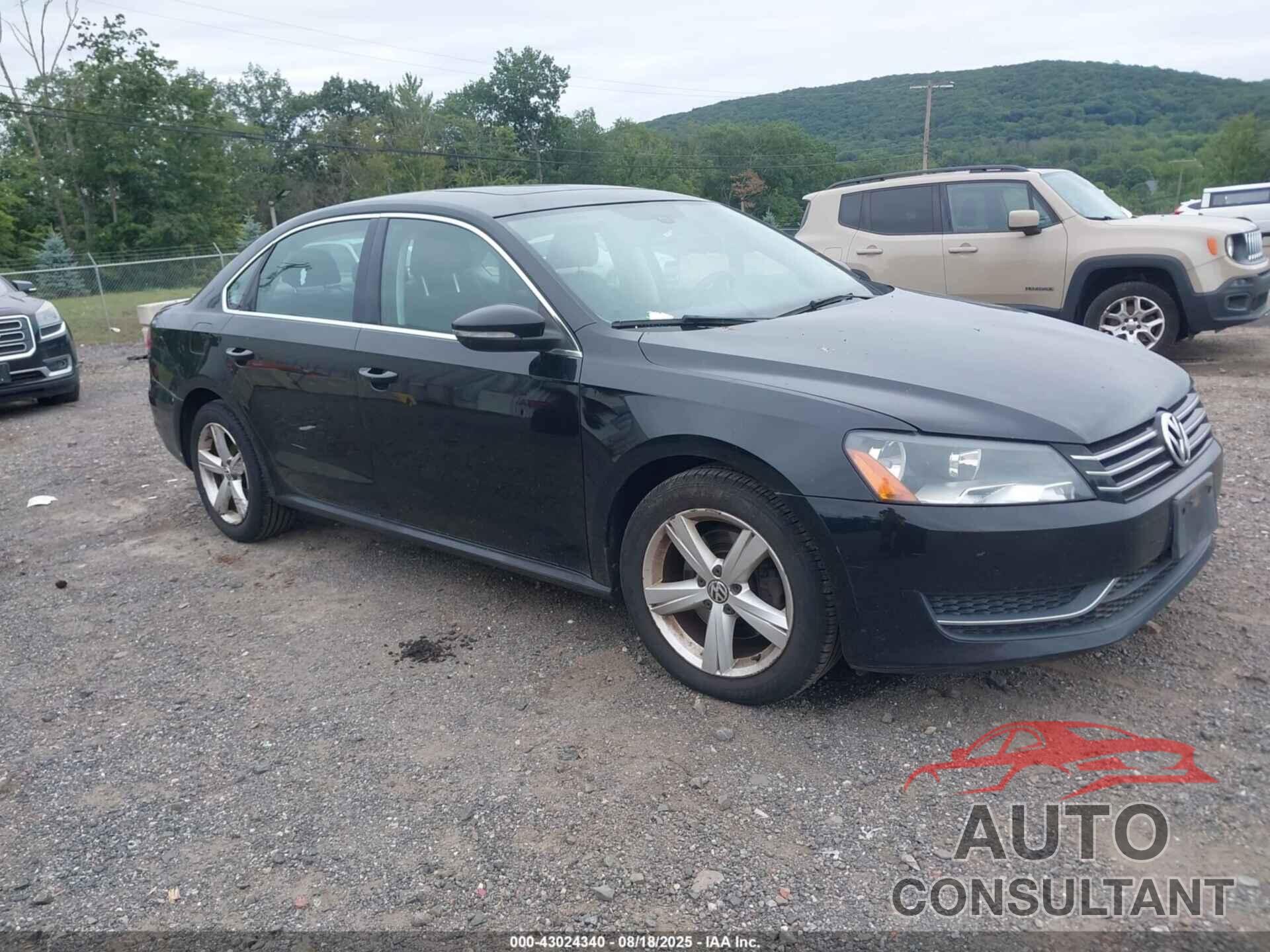 VOLKSWAGEN PASSAT 2012 - 1VWBP7A3XCC017958