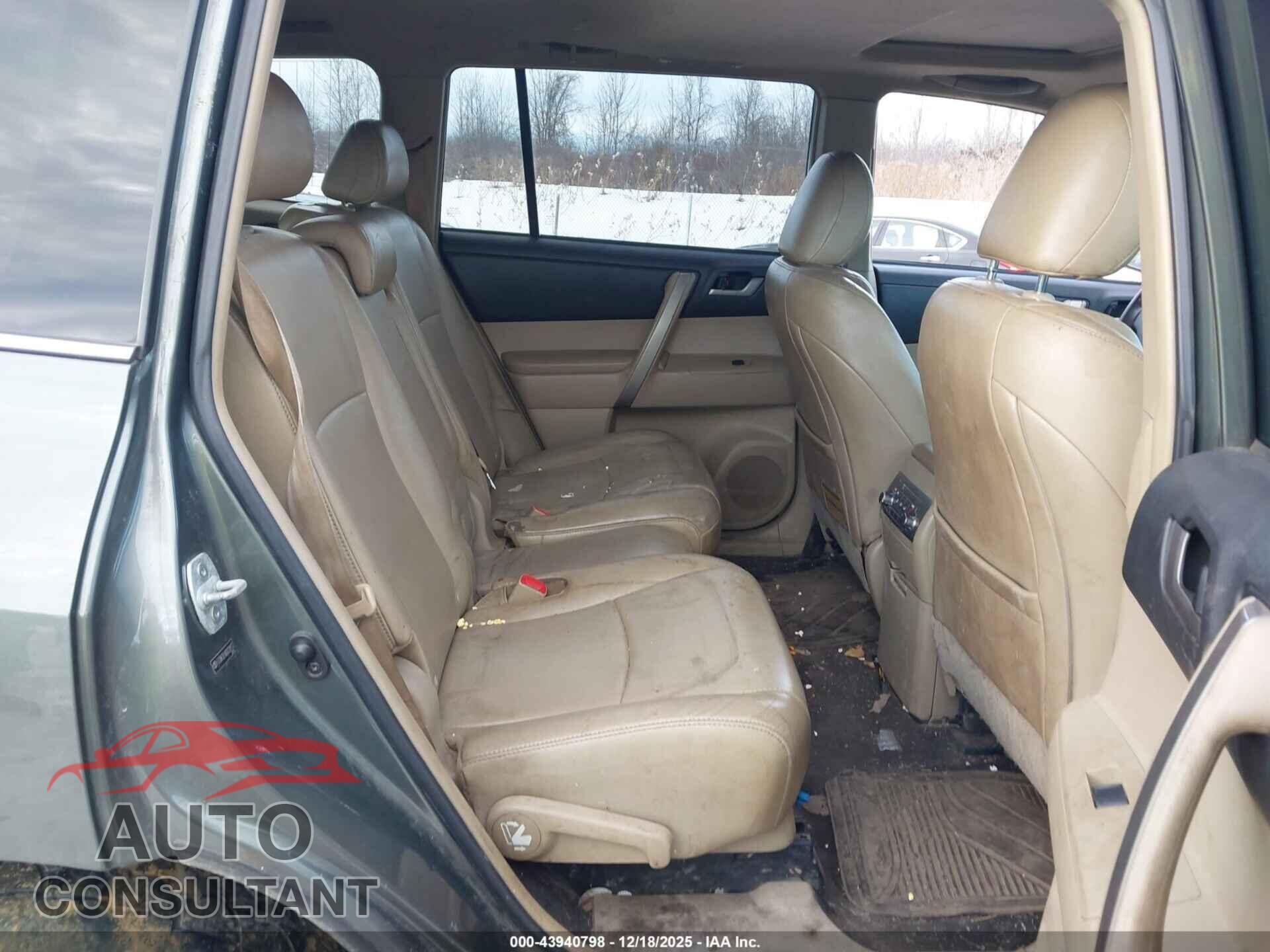 TOYOTA HIGHLANDER 2013 - 5TDBK3EH8DS239172