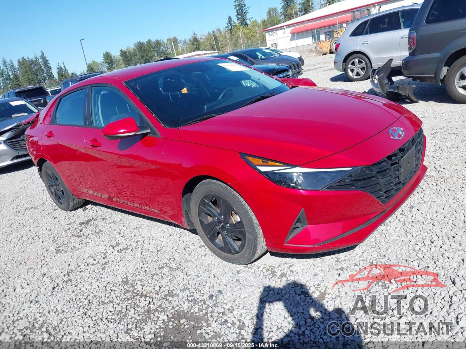 HYUNDAI ELANTRA 2022 - KMHLM4AG9NU332891
