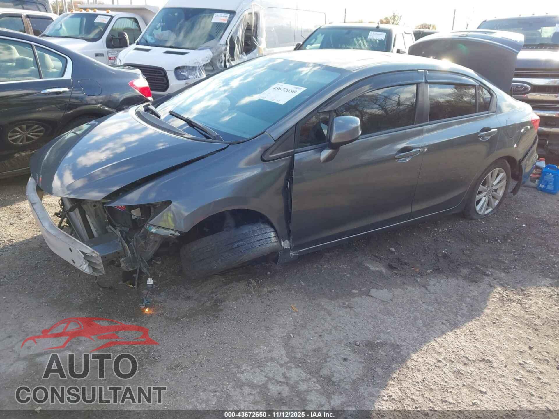 HONDA CIVIC 2012 - 2HGFB2F82CH316577
