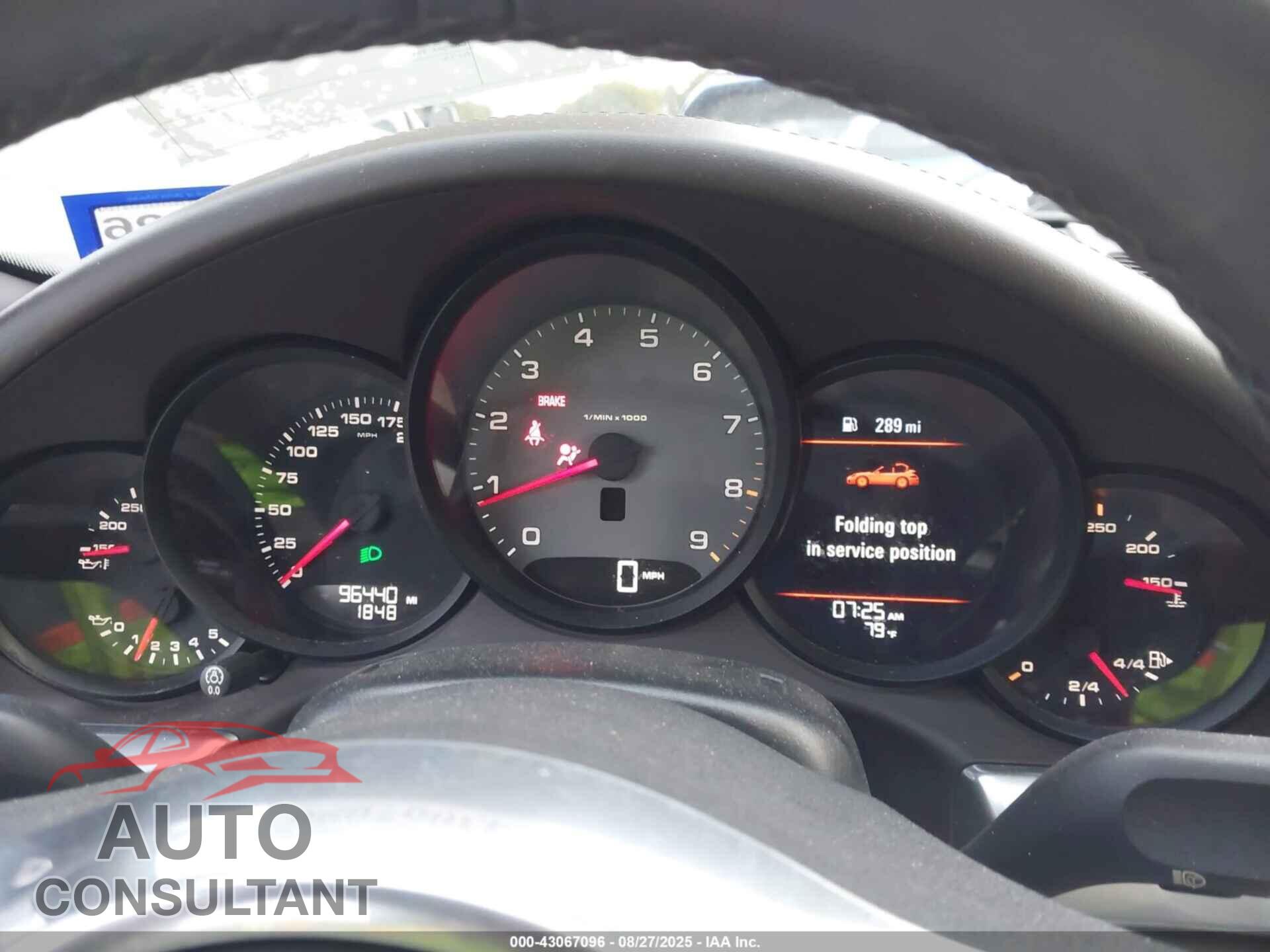 PORSCHE 911 2013 - WP0CB2A93DS156530