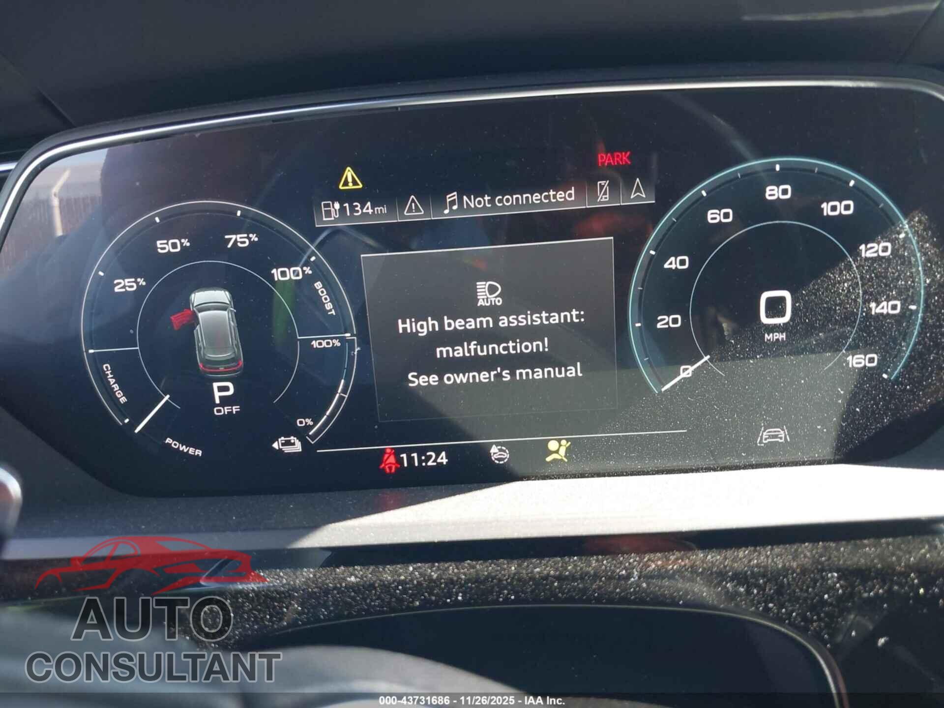AUDI E-TRON 2019 - WA1LAAGE2KB011830