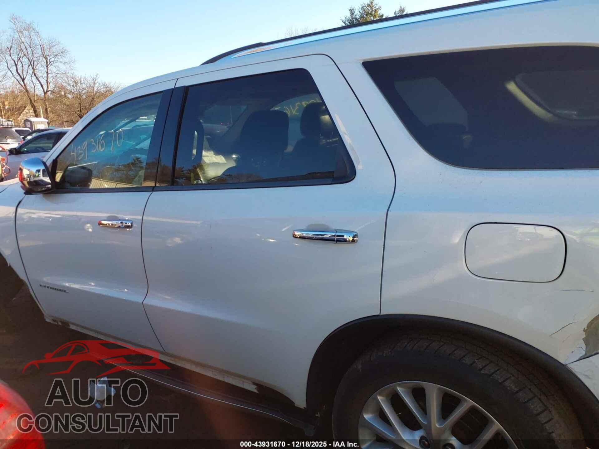 DODGE DURANGO 2014 - 1C4SDJET9EC345488